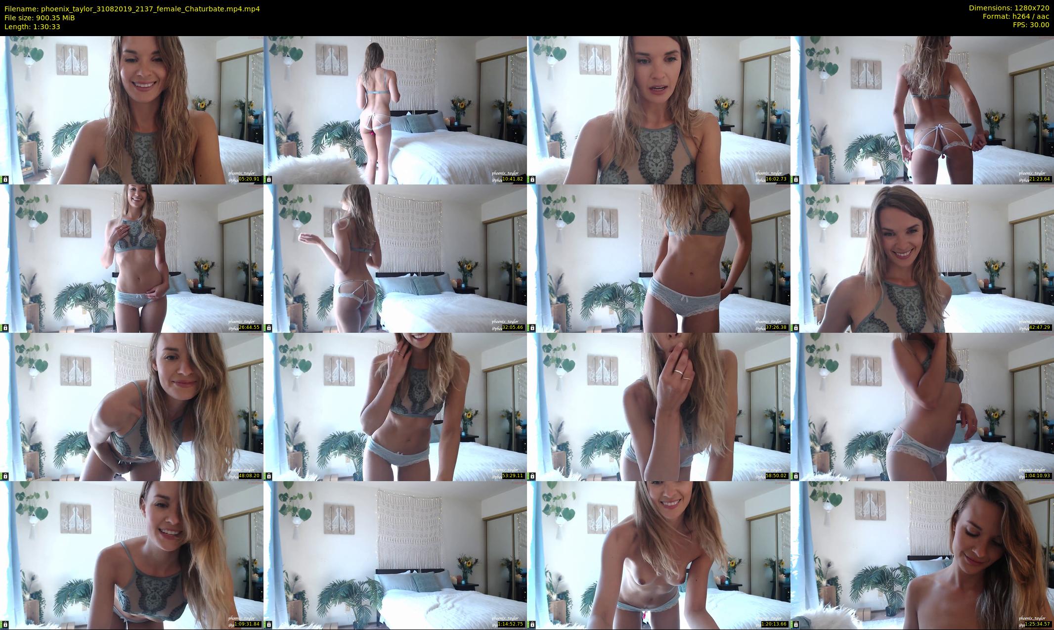 phoenix_taylor — 91 minute Chaturbate female cam show recording, 720p, Aug 31, 2019