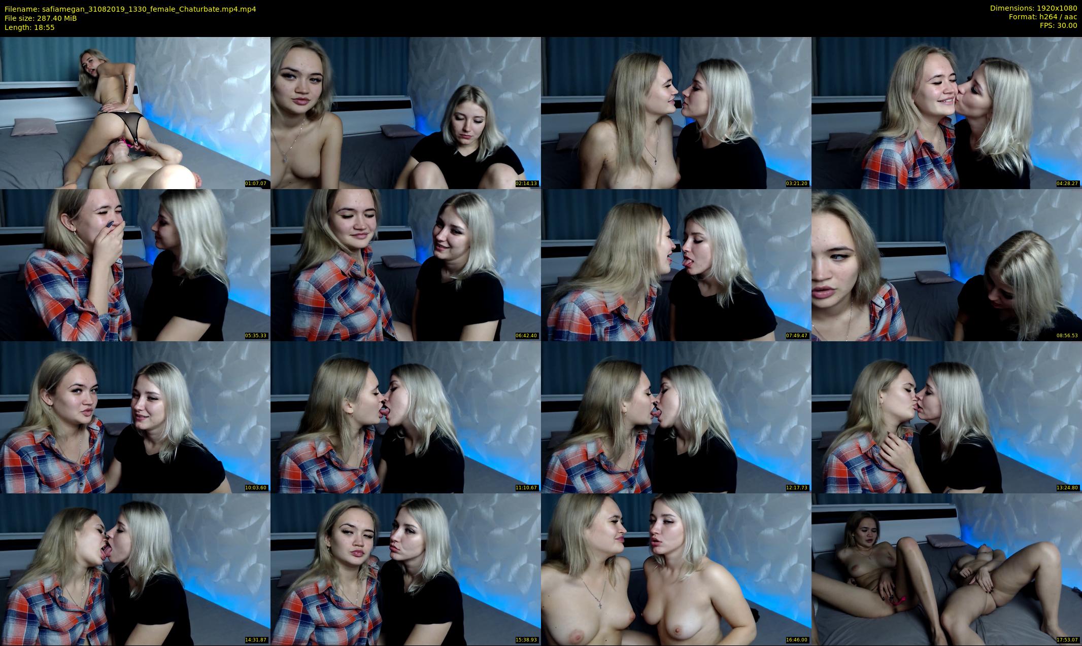 safiamegan — 19 minute Chaturbate couple cam show recording, 1080p, Aug 31, 2019