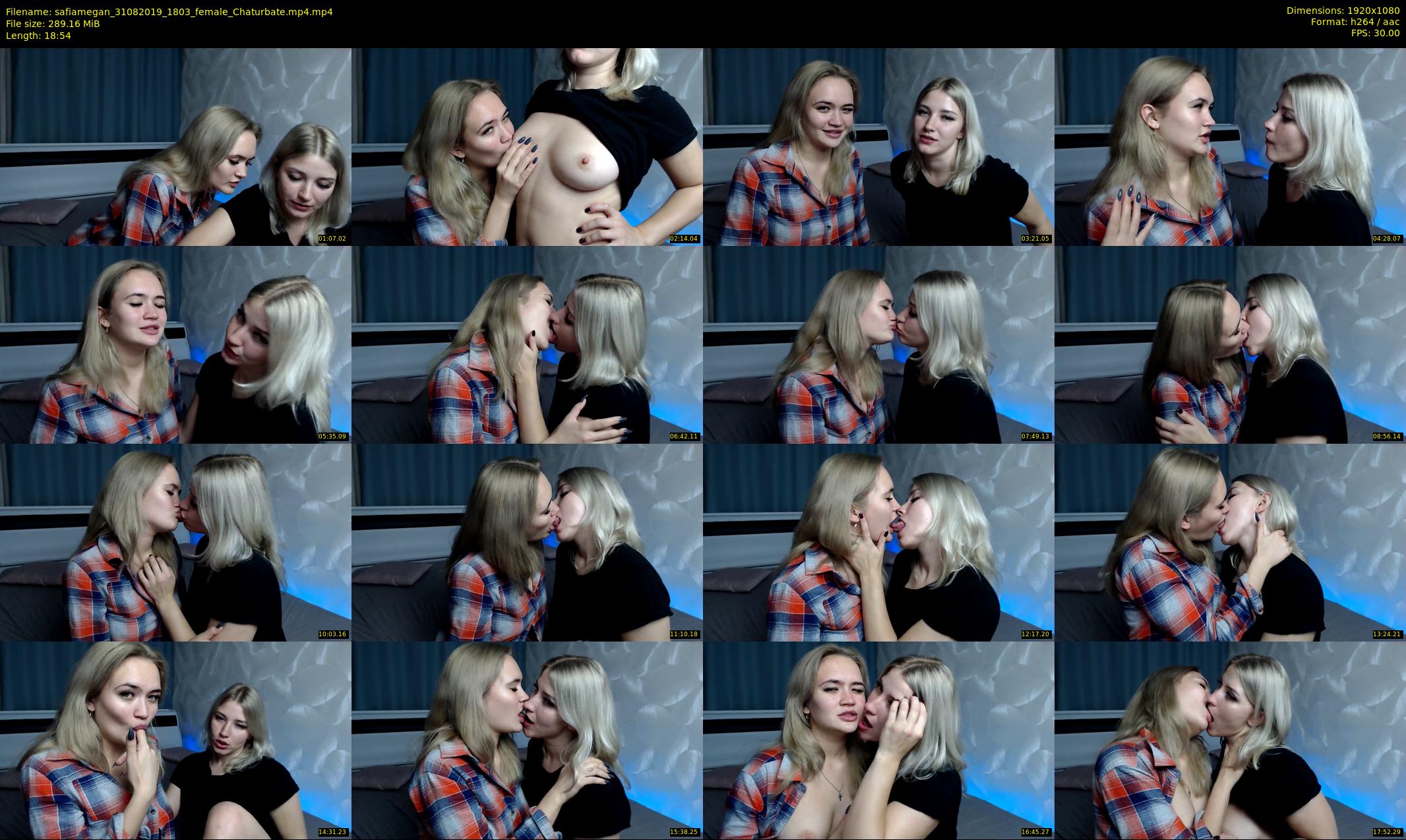 safiamegan — 19 minute Chaturbate couple cam show recording, 1080p, Aug 31, 2019