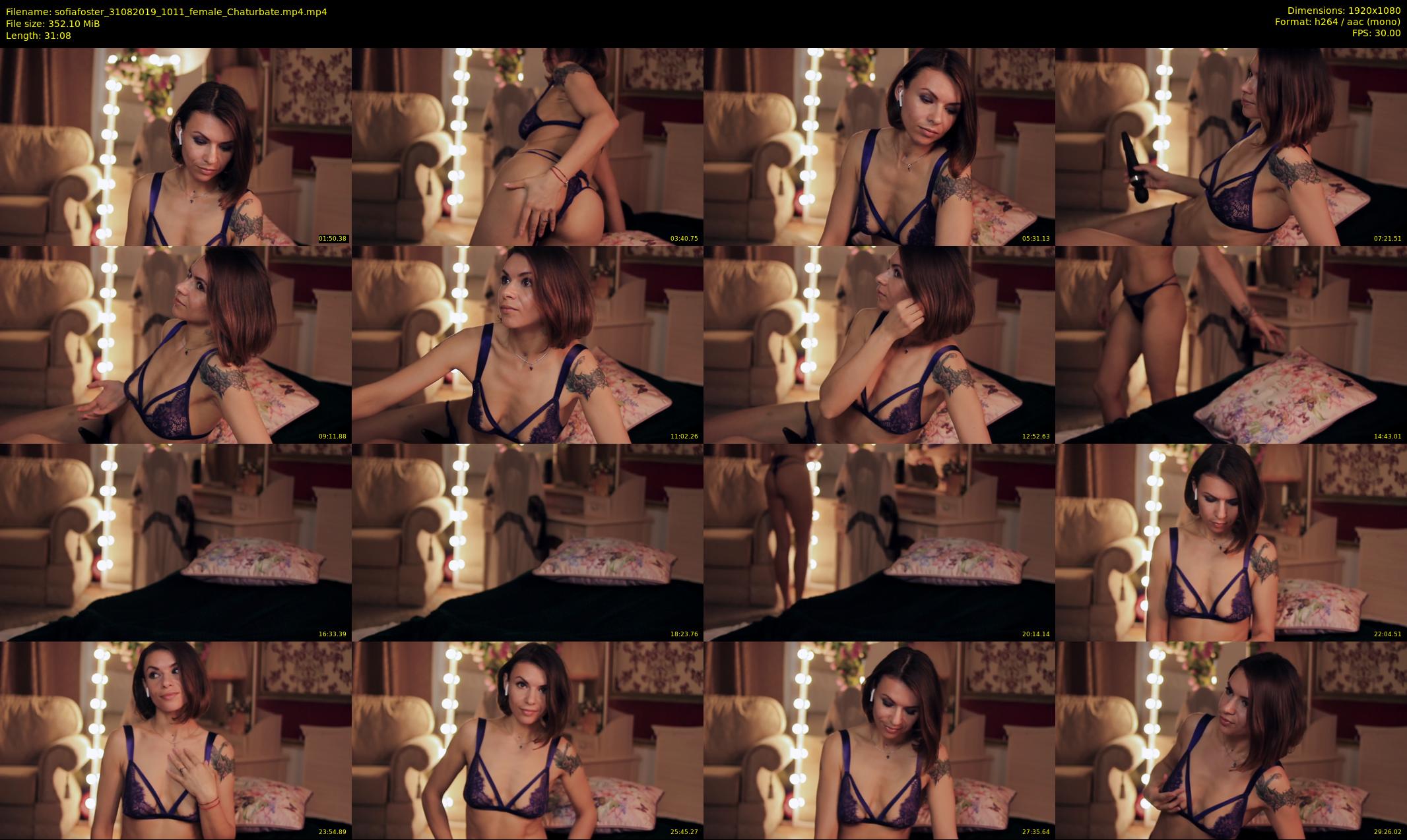 sofiafoster — 32 minute Chaturbate female cam show recording, 1080p, Aug 31, 2019