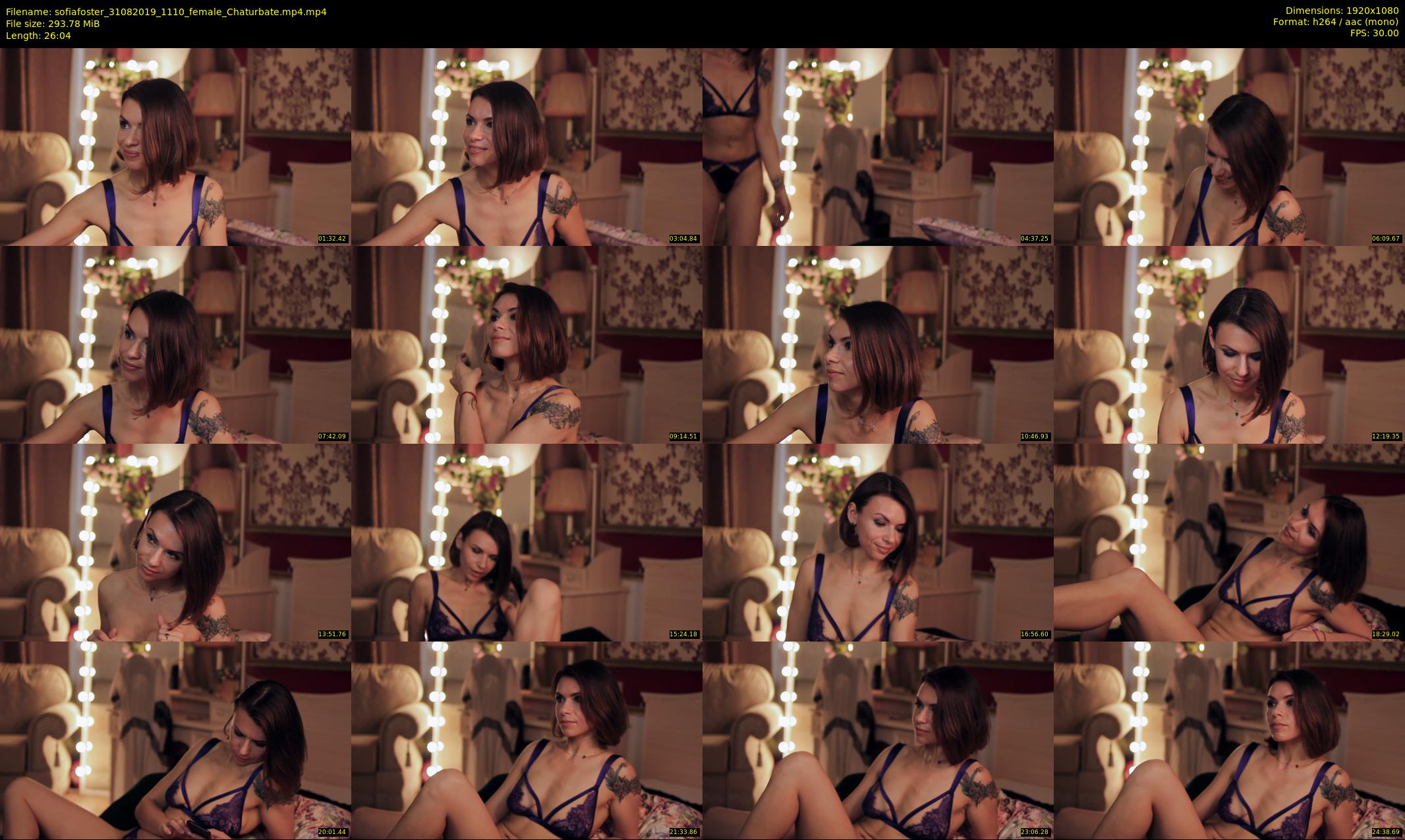 sofiafoster — 27 minute Chaturbate female cam show recording, 1080p, Aug 31, 2019