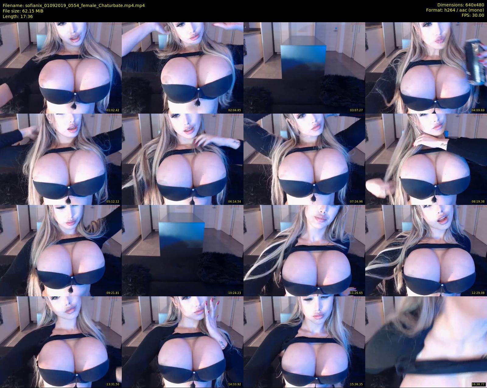sofianix — 18 minute Chaturbate female cam show recording, 480p, Sep 1, 2019