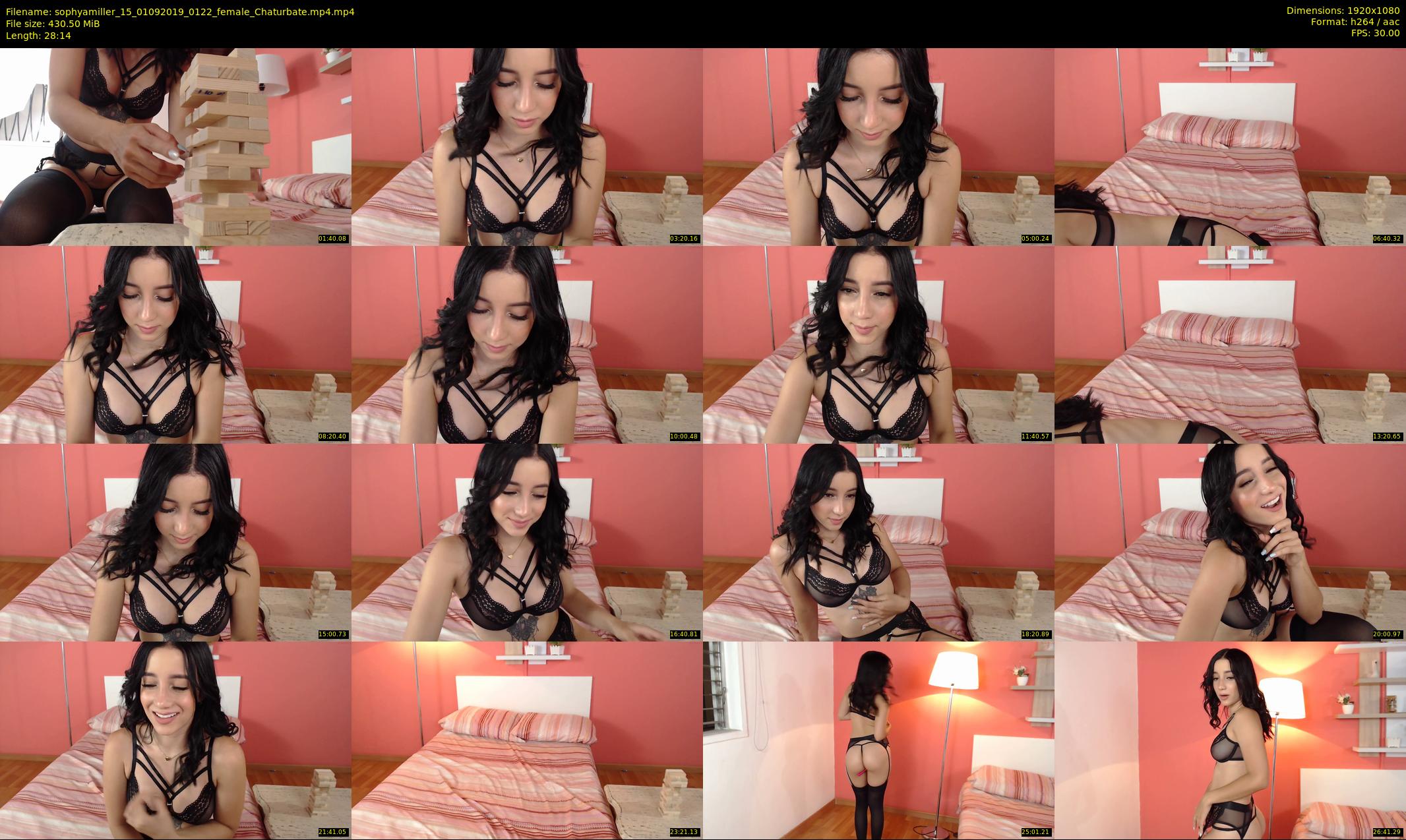 sophyamiller_15 — 29 minute Chaturbate female cam show recording, 1080p, Sep 1, 2019