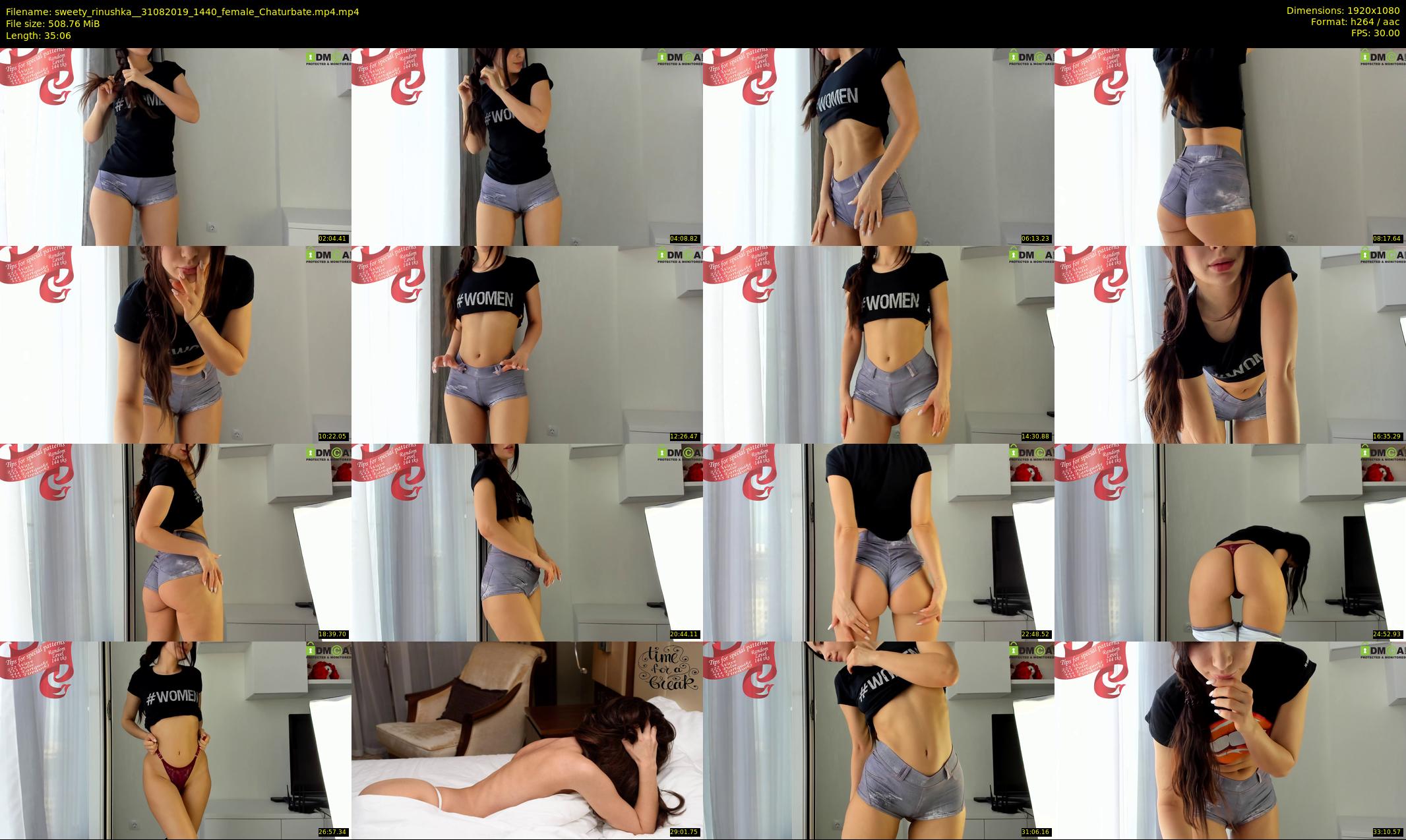 sweety_rinushka_ — 36 minute Chaturbate female cam show recording, 1080p, Aug 31, 2019