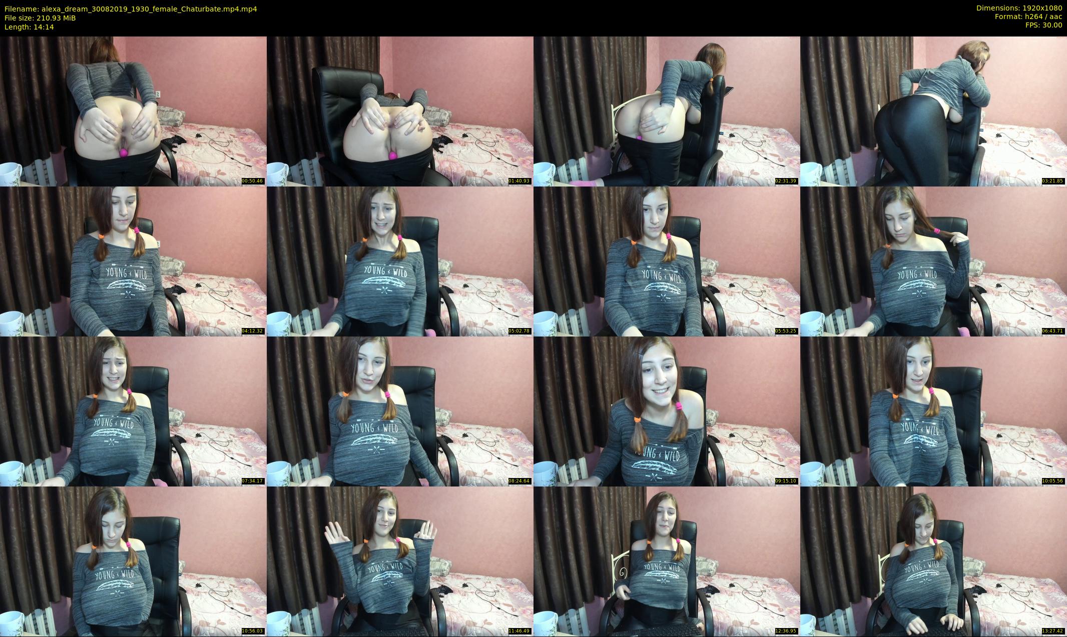 alexa_dream — 15 minute Chaturbate female cam show recording, 1080p, Aug 30, 2019