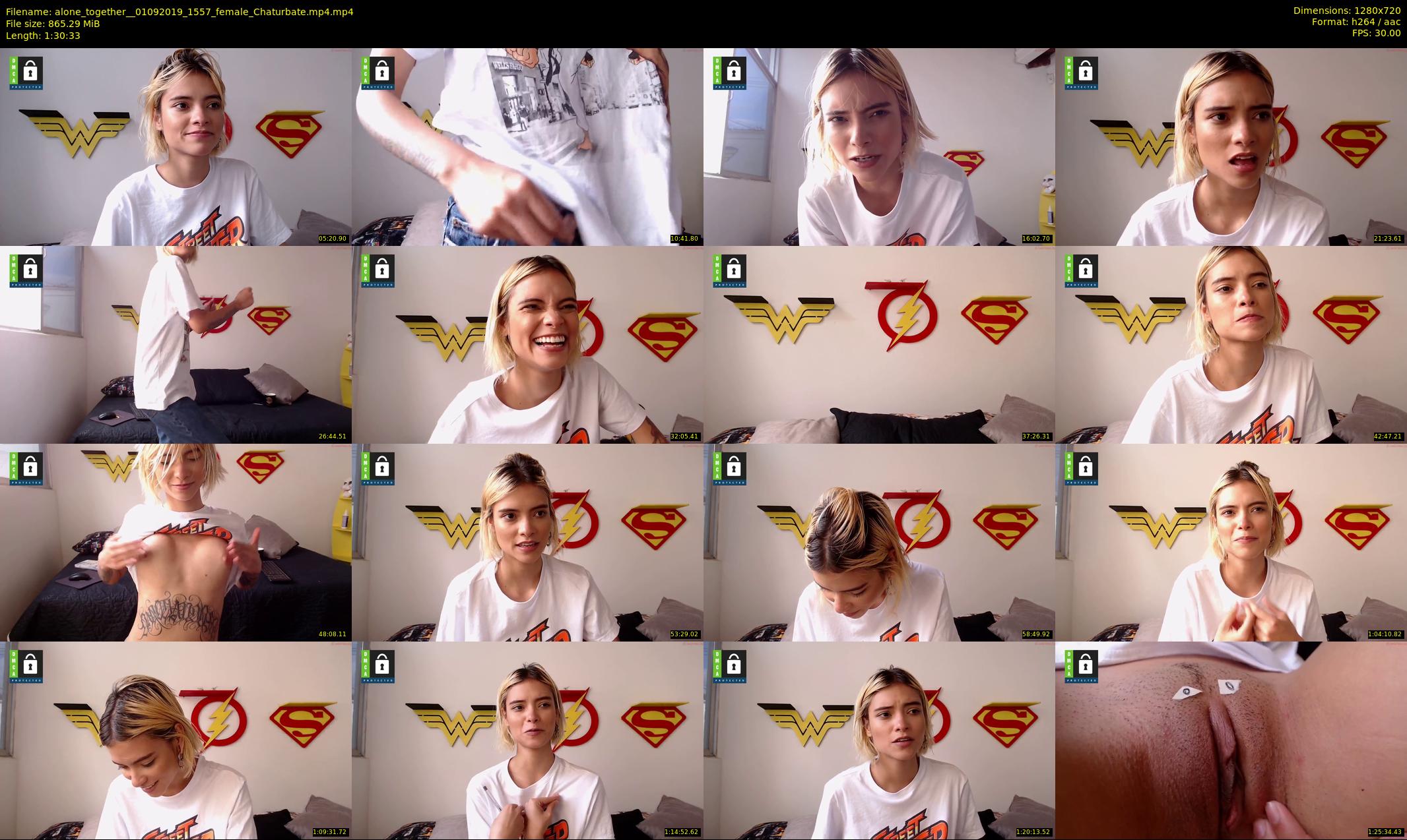 alone_together_ — 91 minute Chaturbate female cam show recording, 720p, Sep 1, 2019