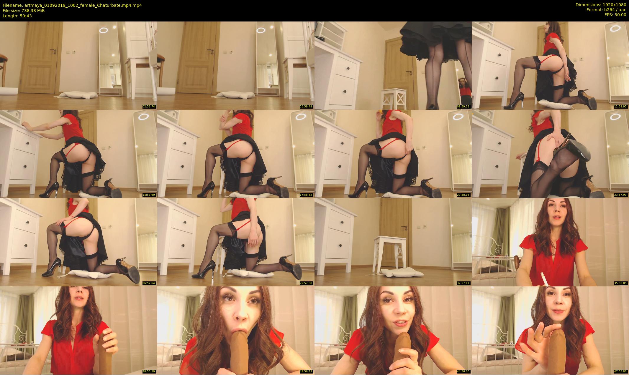 artmaya — 51 minute Chaturbate female cam show recording, 1080p, Sep 1, 2019
