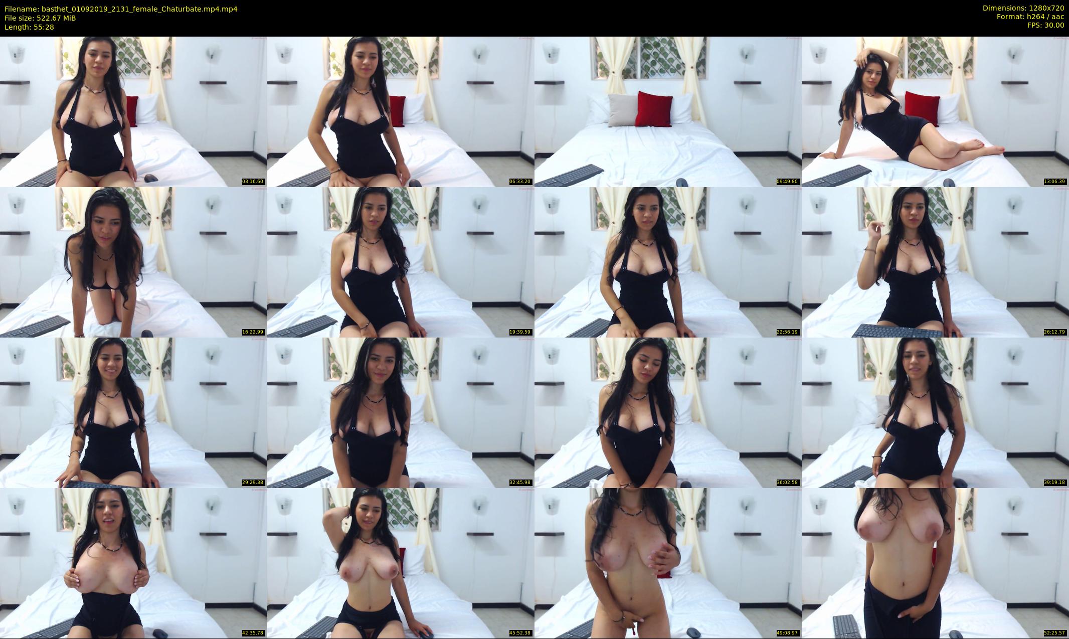 basthet — 56 minute Chaturbate female cam show recording, 720p, Sep 1, 2019