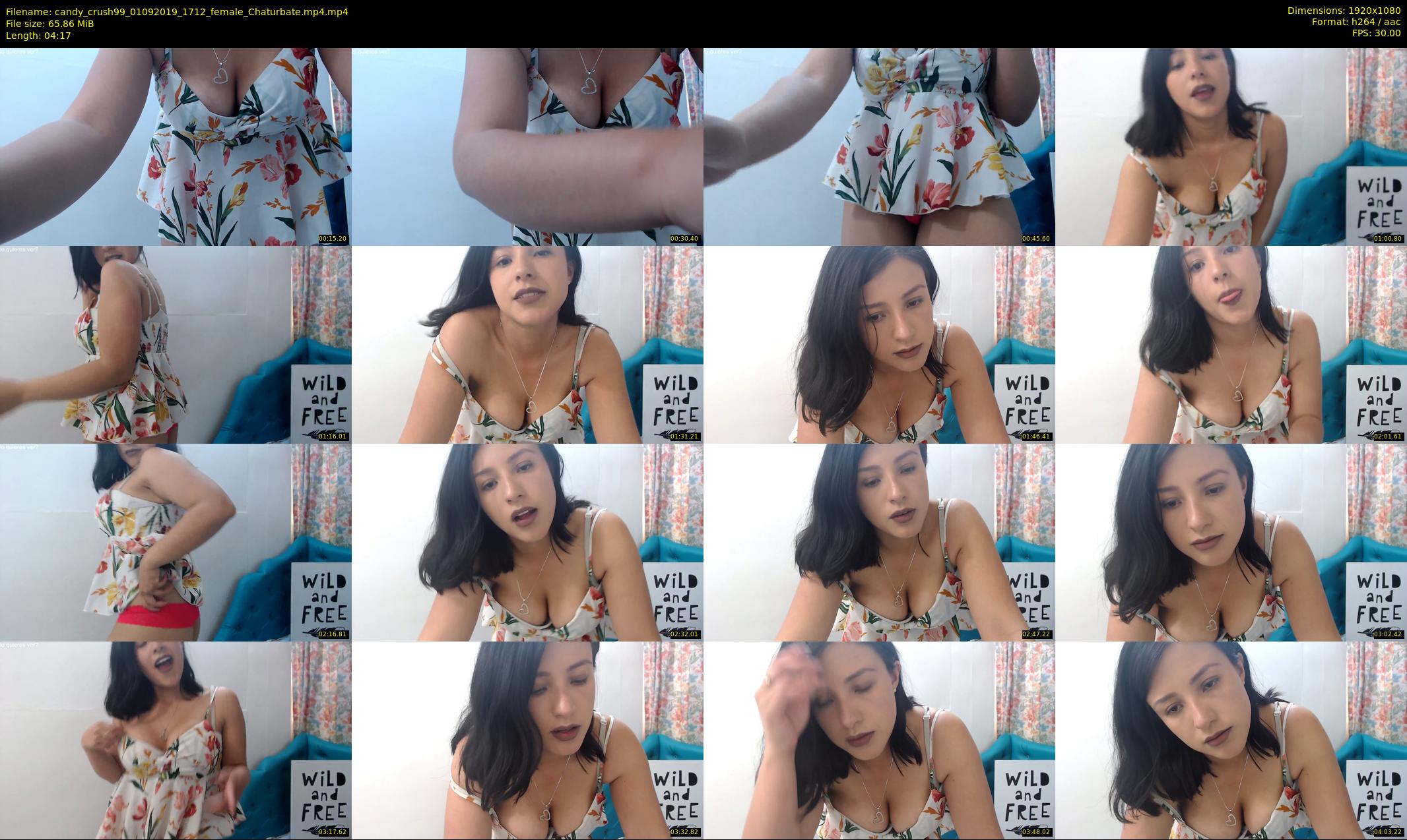 candy_crush99 — 5 minute Chaturbate female cam show recording, 1080p, Sep 1, 2019