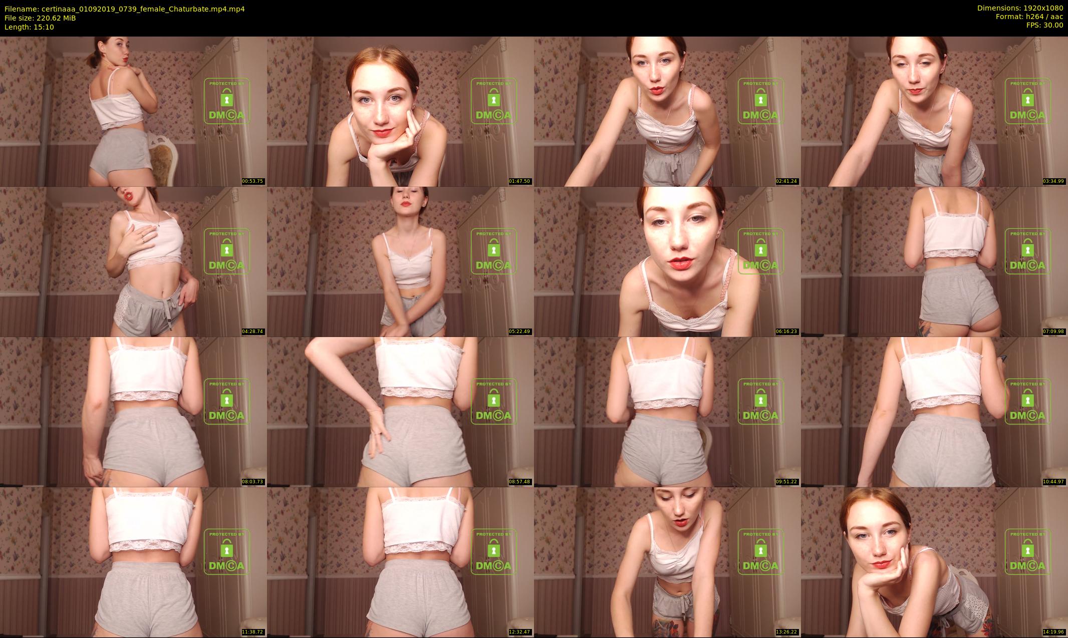 certinaaa — 16 minute Chaturbate female cam show recording, 1080p, Sep 1, 2019