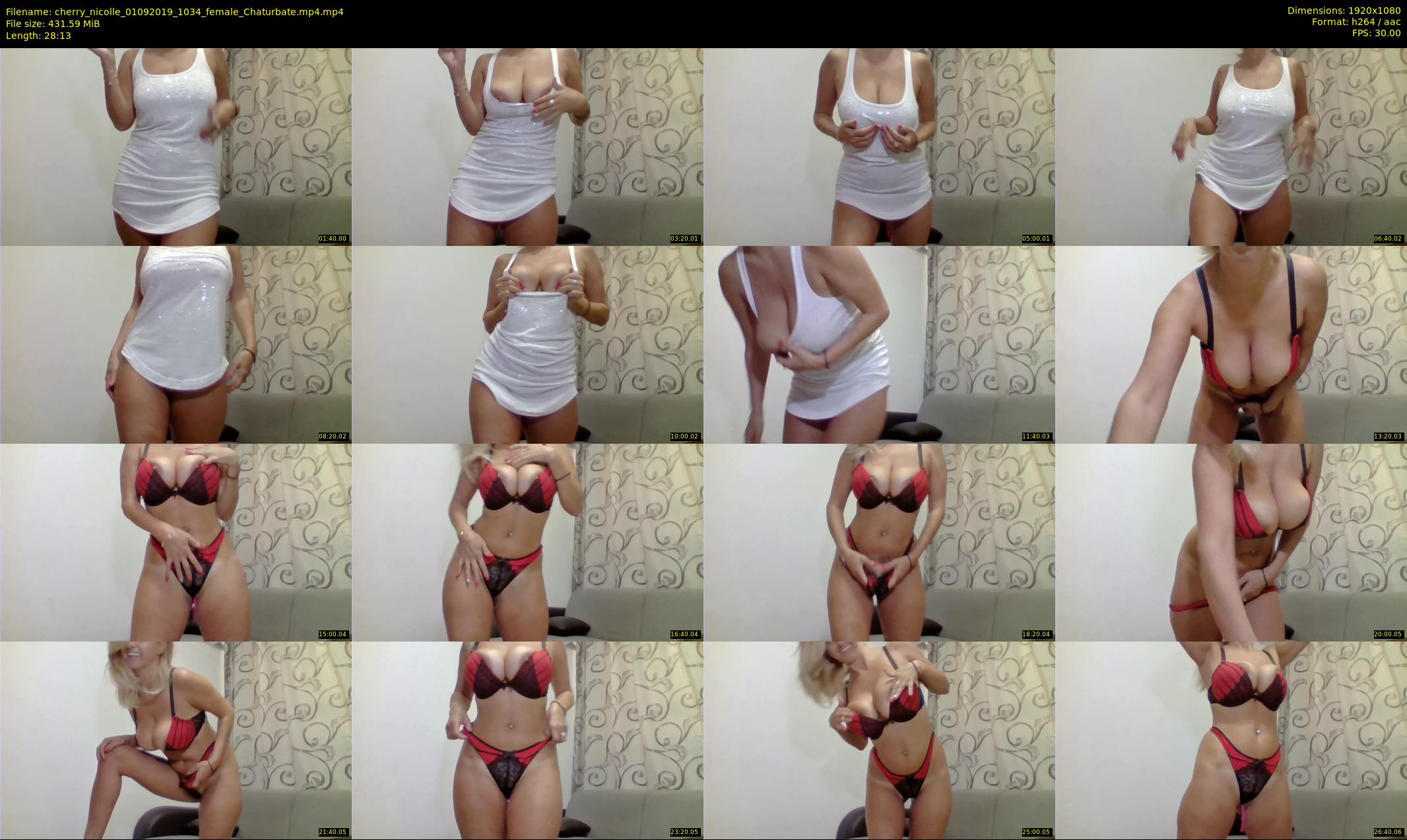 cherry_nicolle — 29 minute Chaturbate female cam show recording, 1080p, Sep 1, 2019