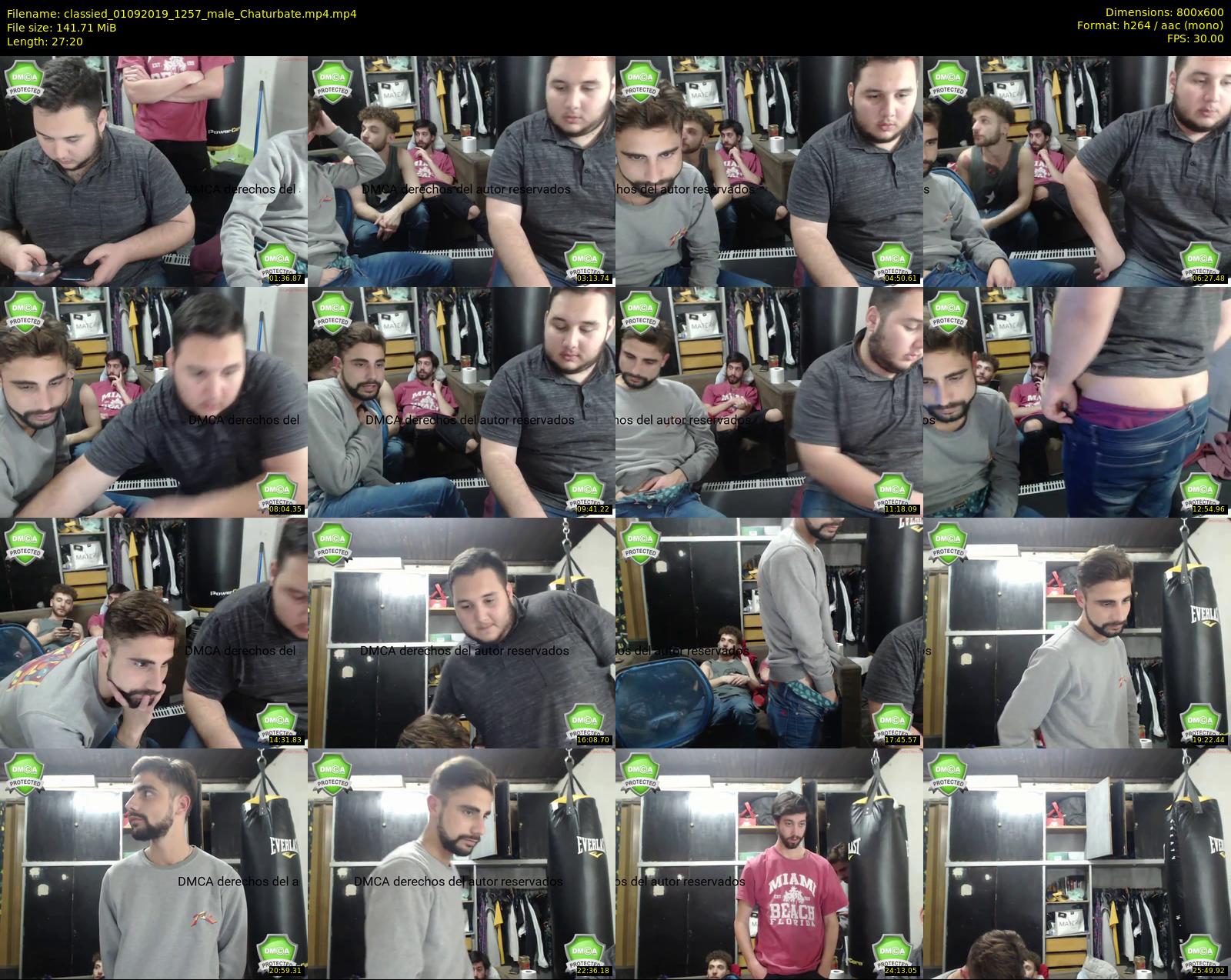 classied — 28 minute Chaturbate male cam show recording, 480p, Sep 1, 2019
