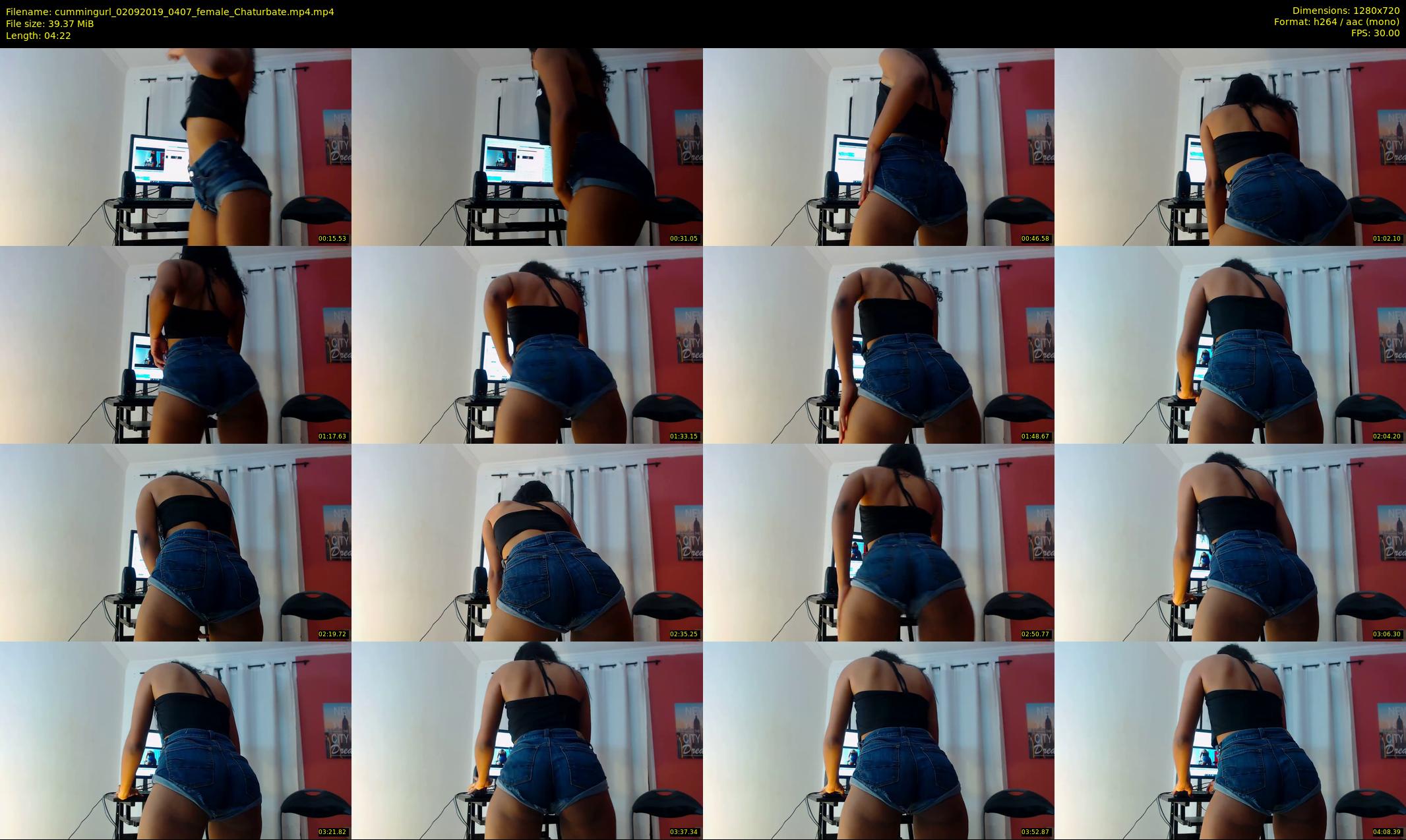 cummingurl — 5 minute Chaturbate couple cam show recording, 720p, Sep 2, 2019