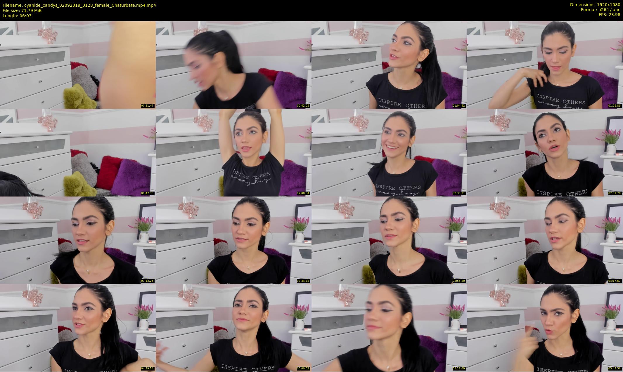 cyanide_candys — 7 minute Chaturbate female cam show recording, 1080p, Sep 2, 2019