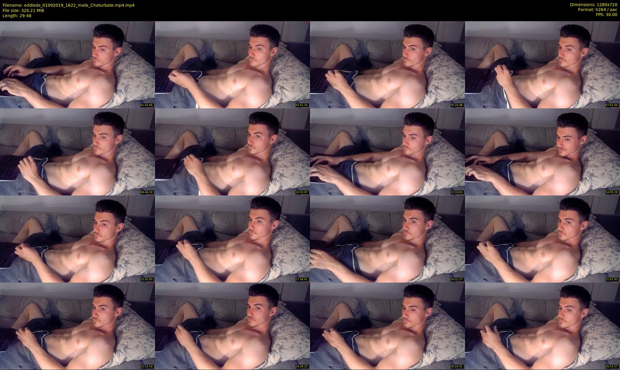 eddieds — 30 minute Chaturbate male cam show recording, 720p, Sep 1, 2019