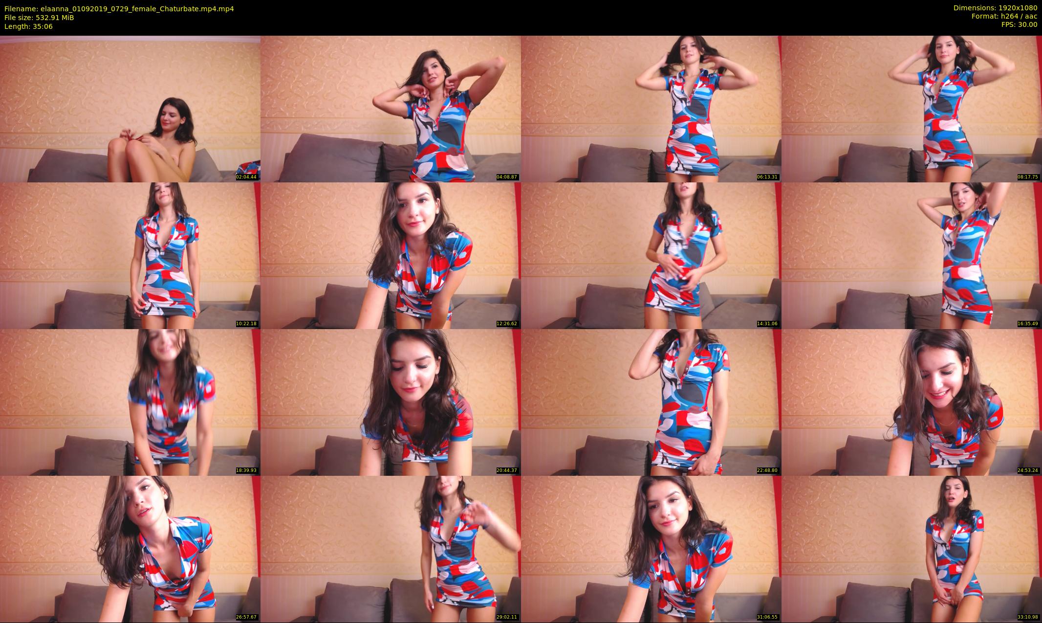 elaanna — 36 minute Chaturbate female cam show recording, 1080p, Sep 1, 2019