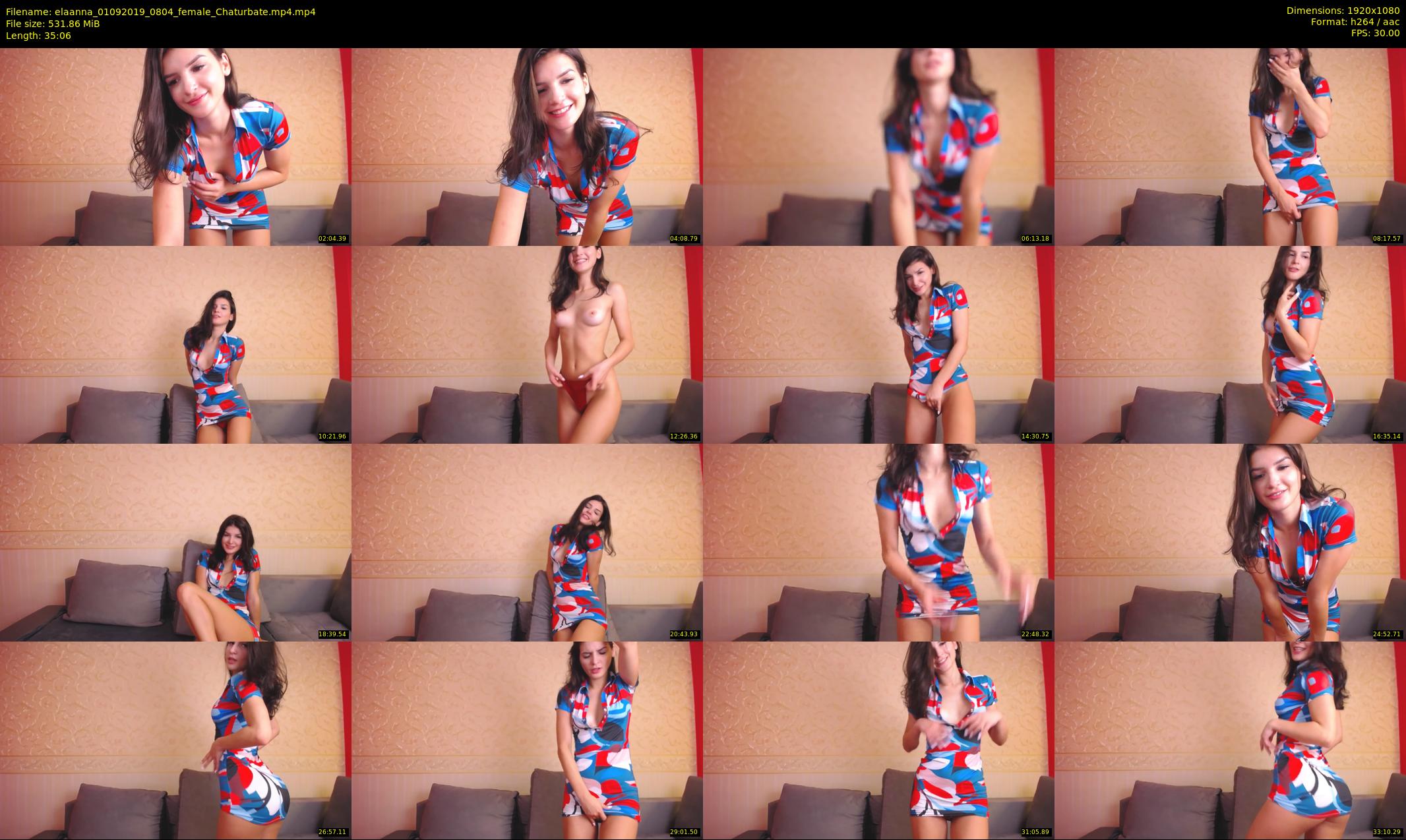 elaanna — 36 minute Chaturbate female cam show recording, 1080p, Sep 1, 2019