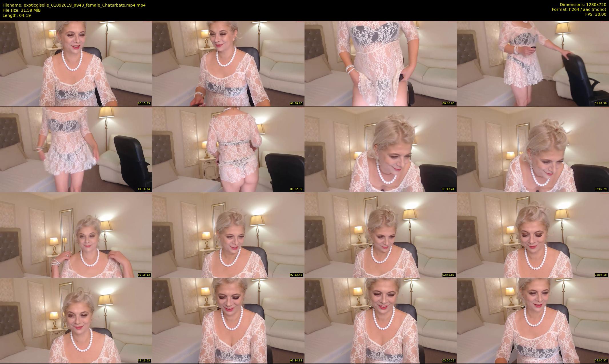 exoticgiselle — 5 minute Chaturbate female cam show recording, 720p, Sep 1, 2019