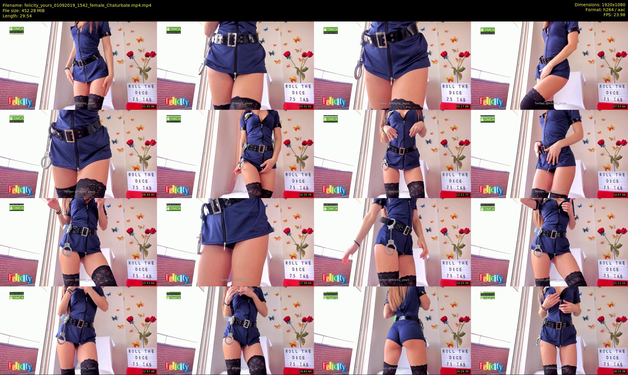 felicity_yours — 30 minute Chaturbate female cam show recording, 1080p, Sep 1, 2019