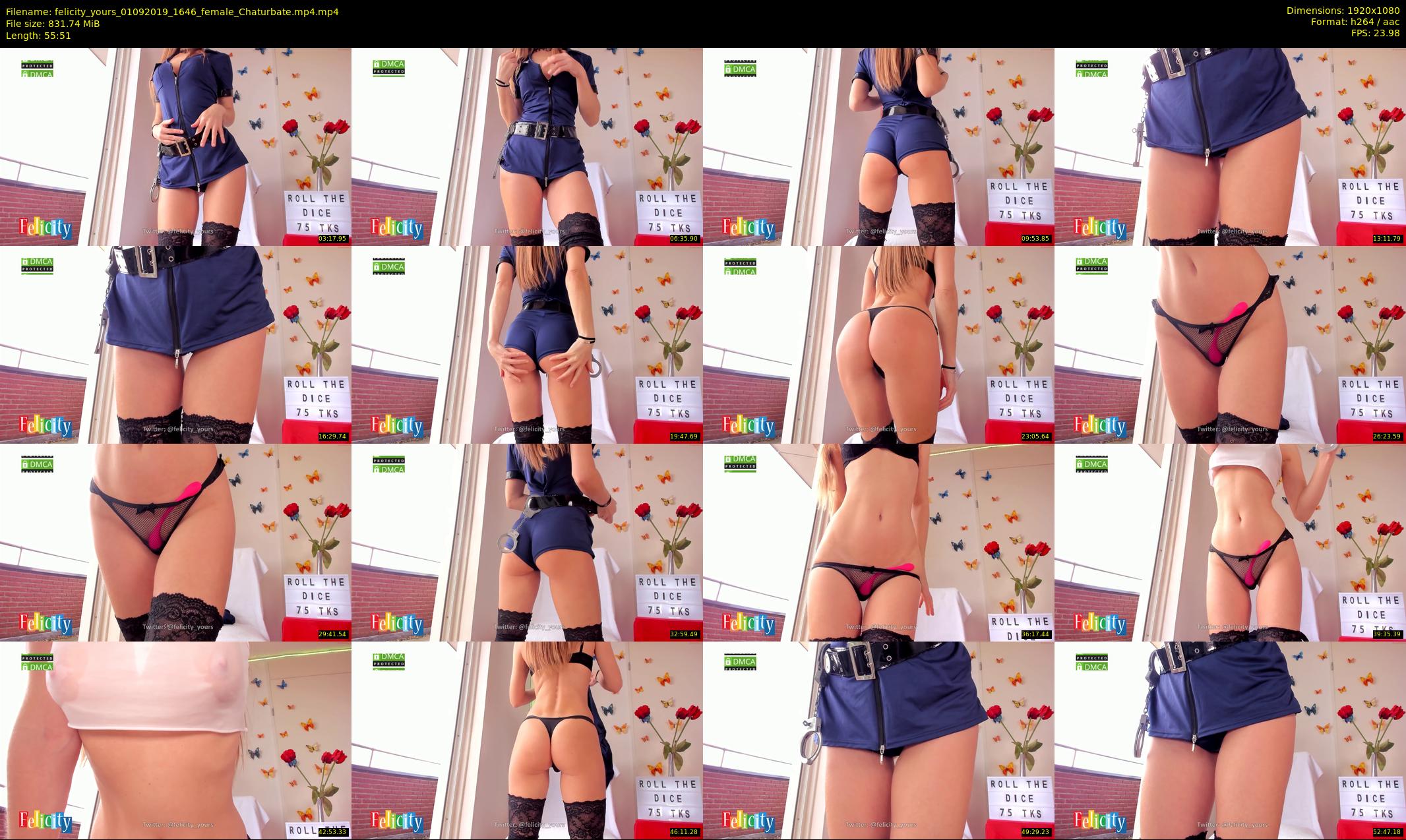 felicity_yours — 56 minute Chaturbate female cam show recording, 1080p, Sep 1, 2019