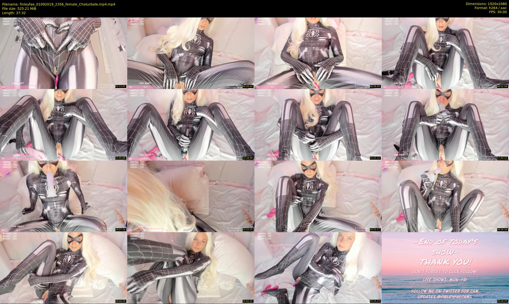 finleyfae — 38 minute Chaturbate female cam show recording, 1080p, Sep 1, 2019