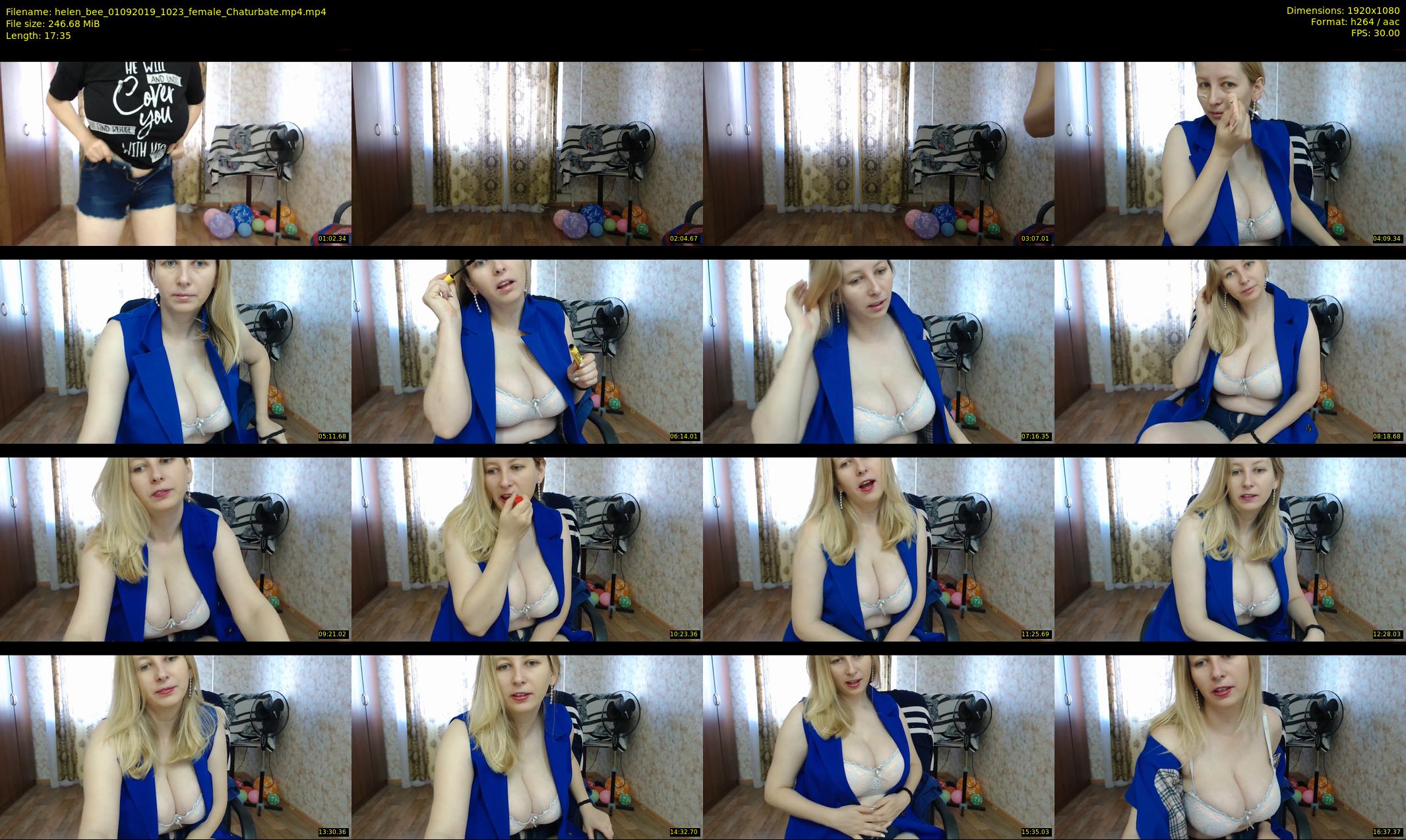 helen_bee — 18 minute Chaturbate female cam show recording, 1080p, Sep 1, 2019
