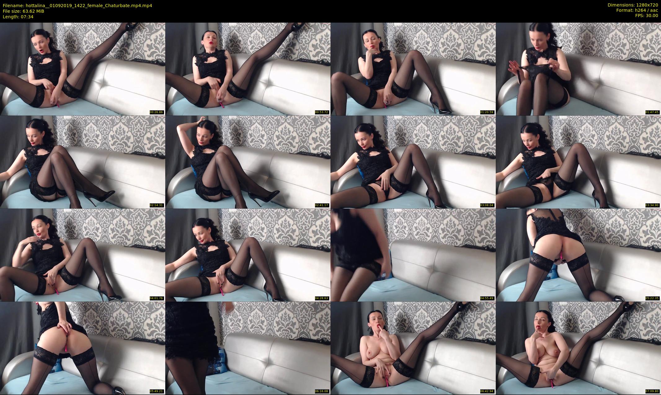 hottalina_ — 8 minute Chaturbate female cam show recording, 720p, Sep 1, 2019