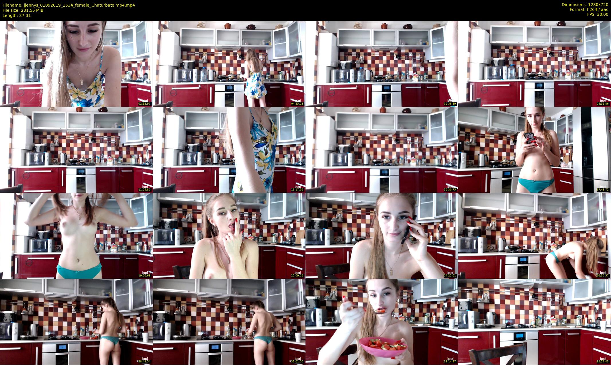 jjennys — 38 minute Chaturbate female cam show recording, 720p, Sep 1, 2019