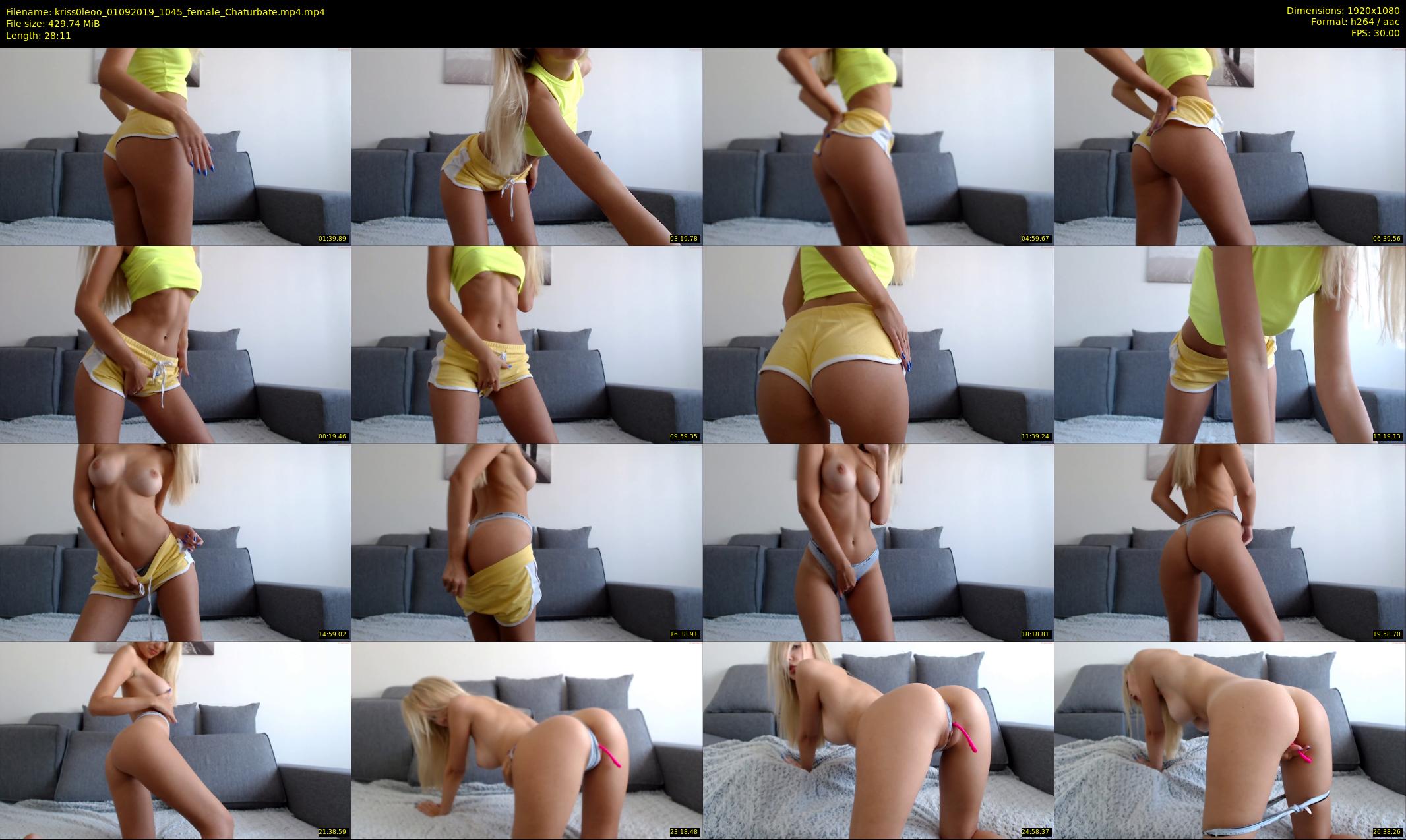kriss0leoo — 29 minute Chaturbate couple cam show recording, 1080p, Sep 1, 2019