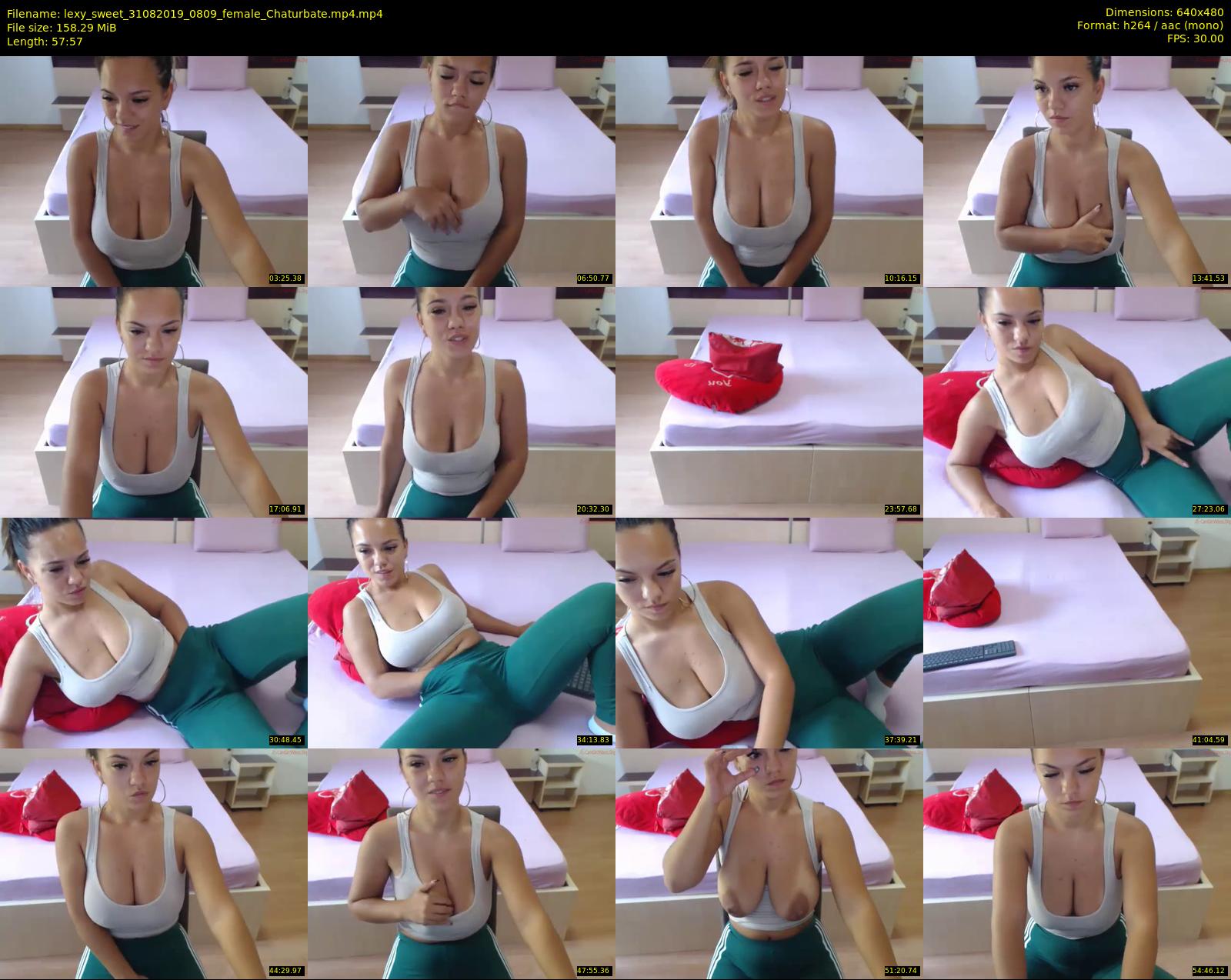lexy_sweet — 58 minute Chaturbate female cam show recording, 480p, Aug 31, 2019