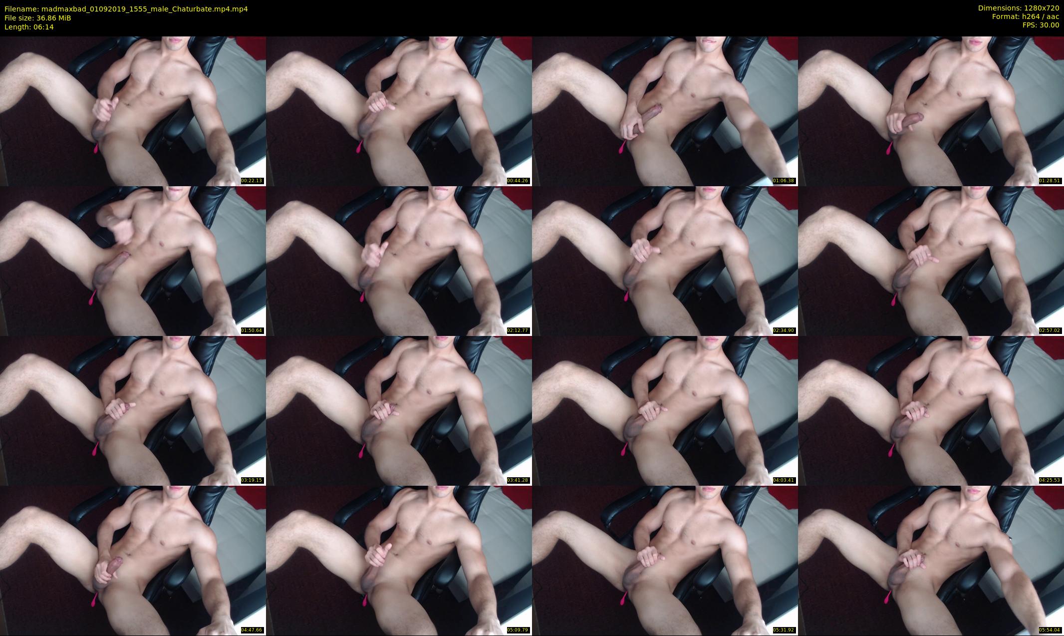 madmaxbad — 7 minute Chaturbate male cam show recording, 720p, Sep 1, 2019