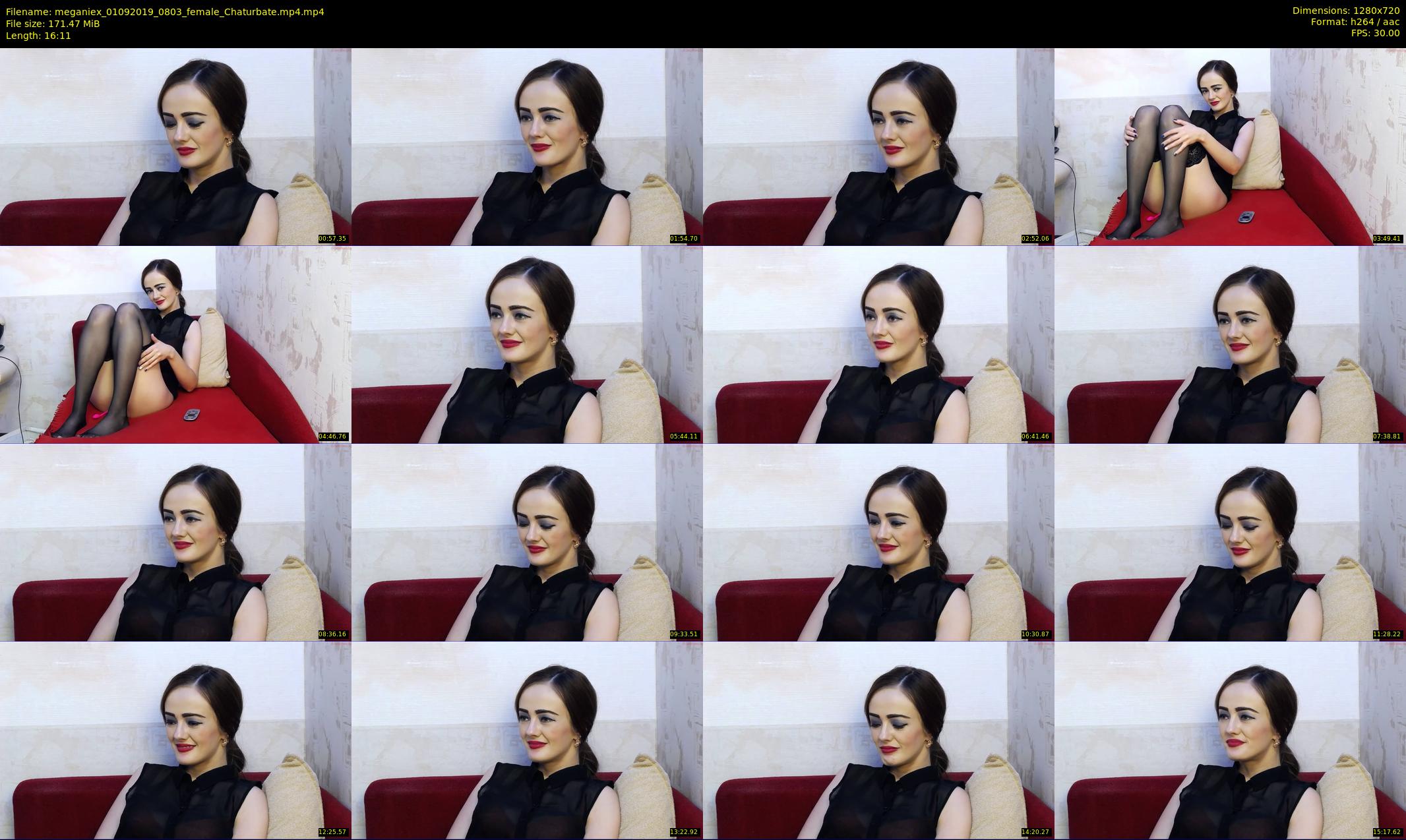 meganiex — 17 minute Chaturbate female cam show recording, 720p, Sep 1, 2019