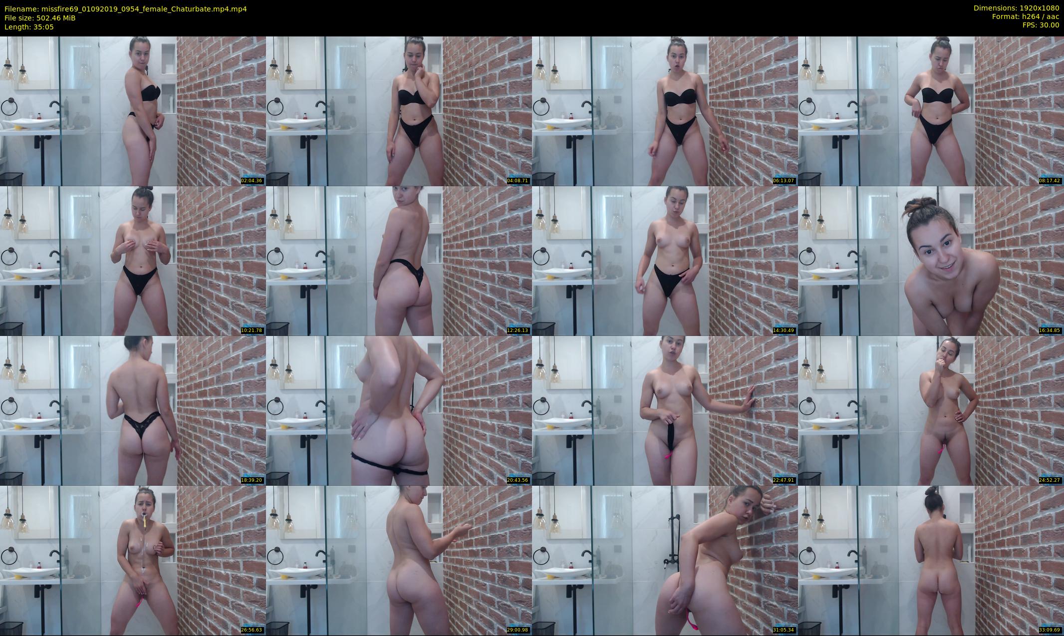 missfire69 — 36 minute Chaturbate female cam show recording, 1080p, Sep 1, 2019