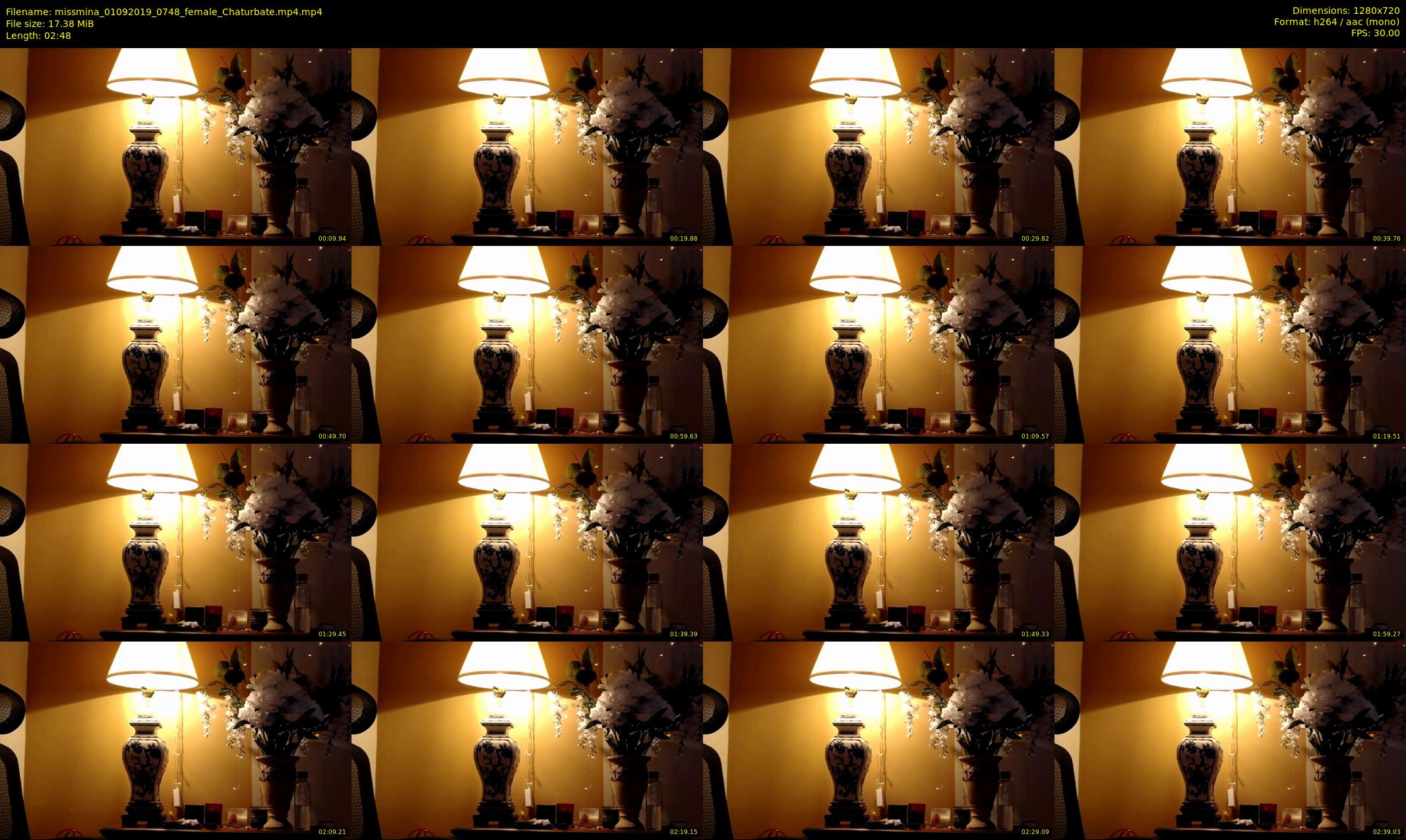 missmina — 3 minute Chaturbate female cam show recording, 720p, Sep 1, 2019