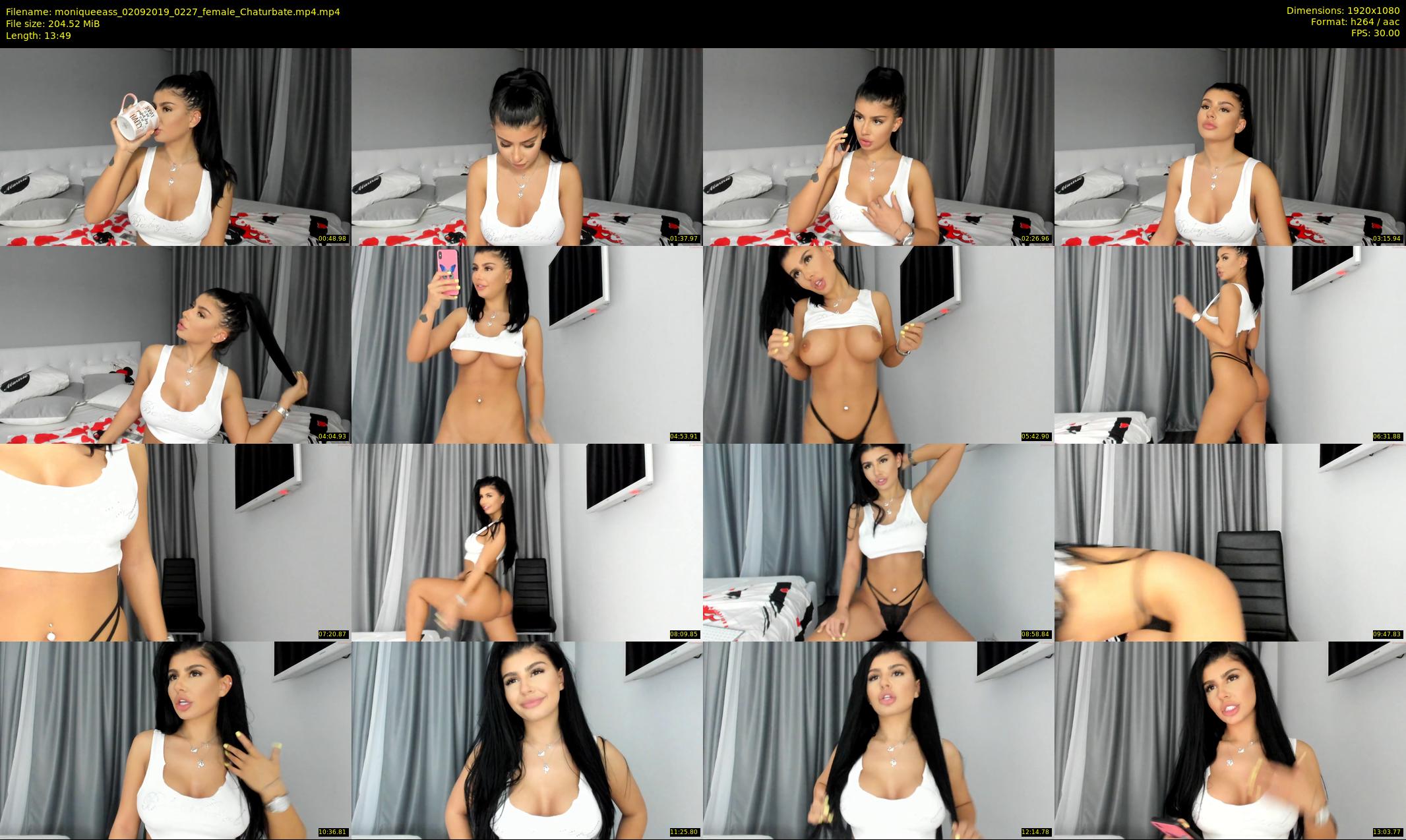 moniqueeass — 14 minute Chaturbate female cam show recording, 1080p, Sep 2, 2019