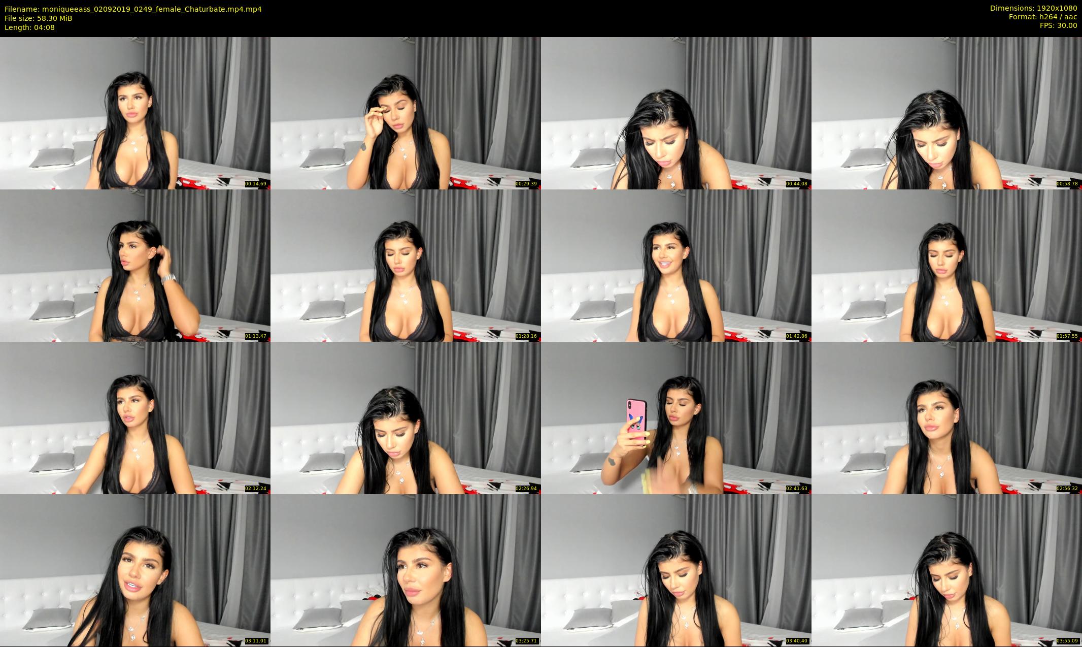 moniqueeass — 5 minute Chaturbate female cam show recording, 1080p, Sep 2, 2019