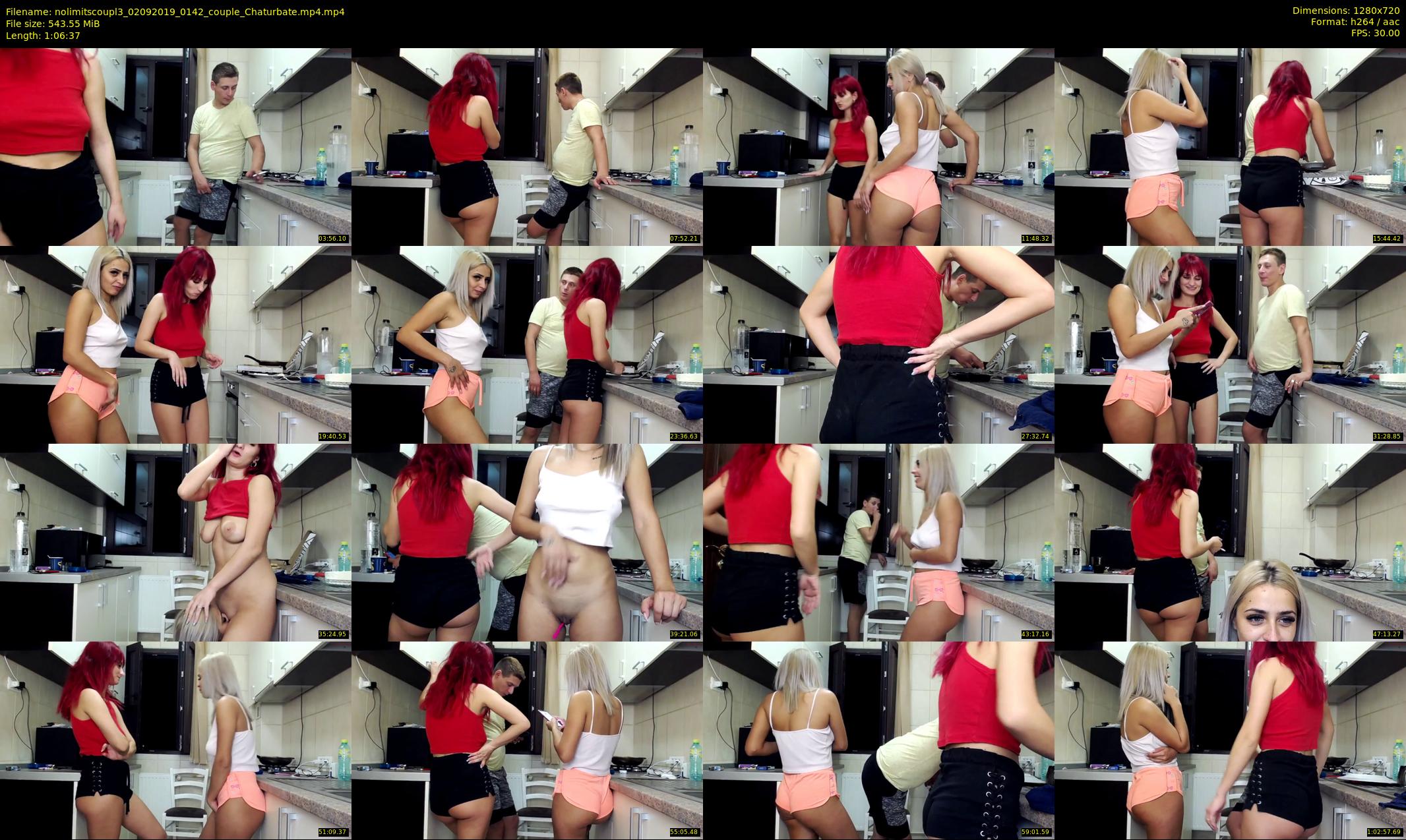 nolimitscoupl3 — 67 minute Chaturbate couple cam show recording, 720p, Sep 2, 2019