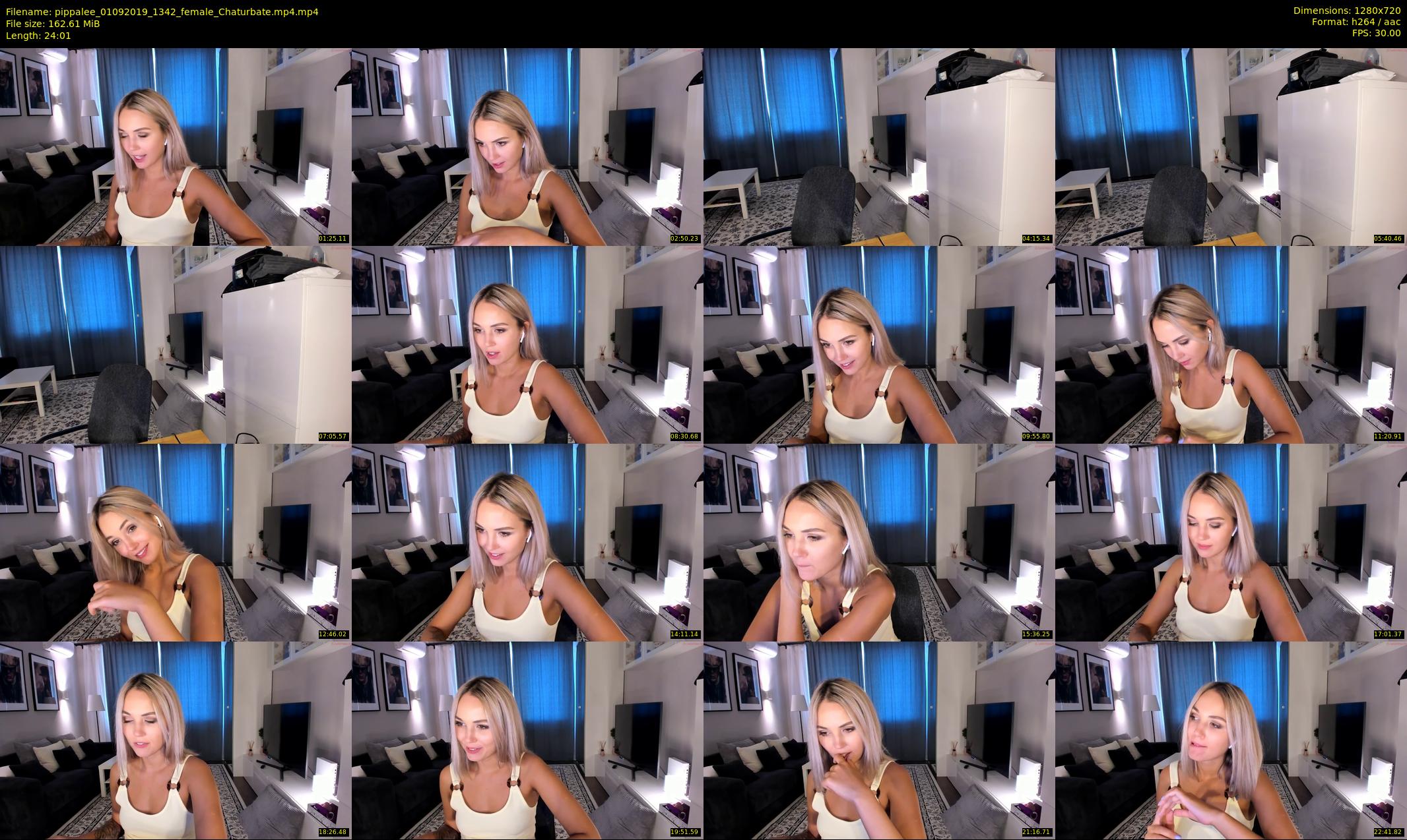 pippalee — 25 minute Chaturbate female cam show recording, 720p, Sep 1, 2019