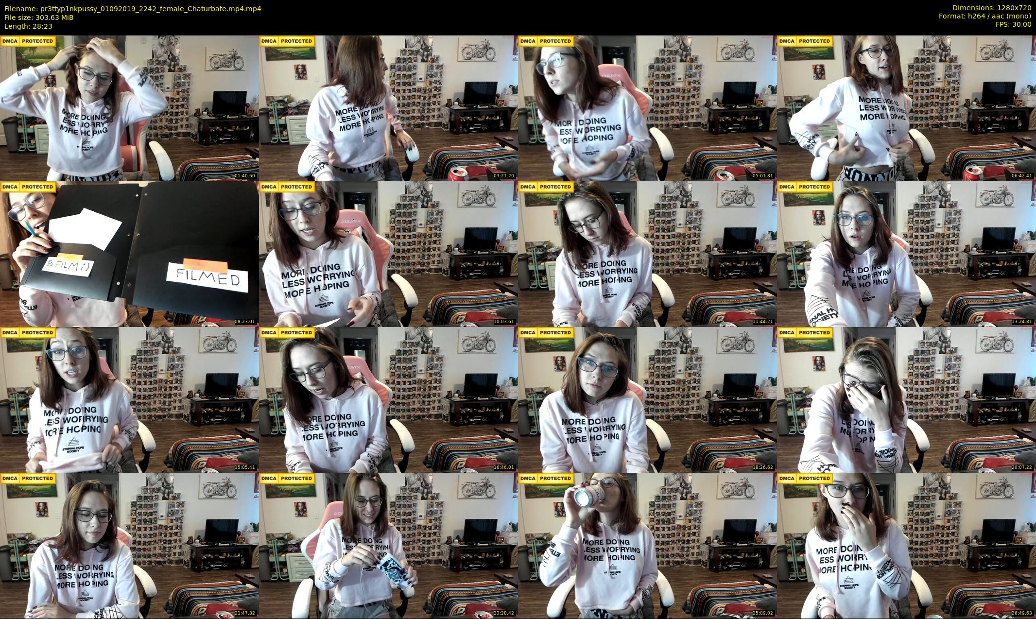 pr3ttyp1nkpussy — 29 minute Chaturbate couple cam show recording, 720p, Sep 1, 2019
