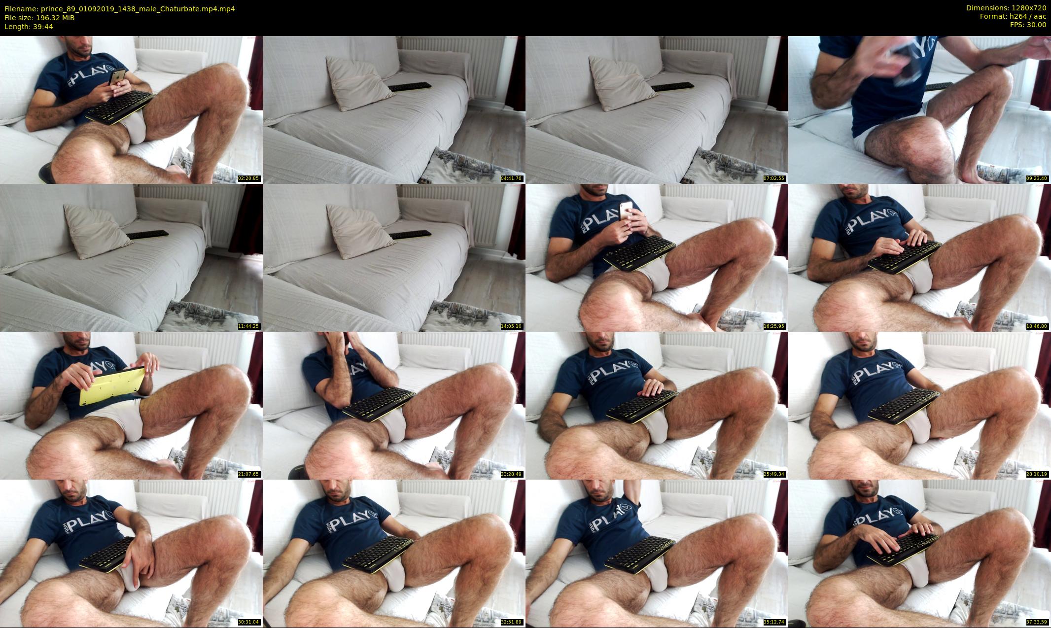 prince_89 — 40 minute Chaturbate male cam show recording, 720p, Sep 1, 2019