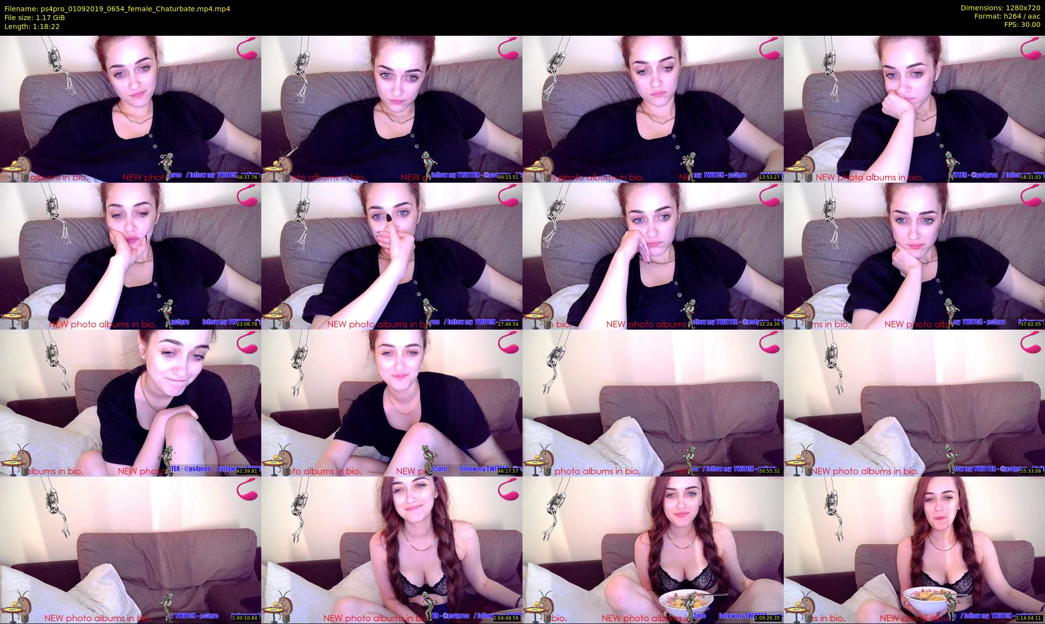 ps4pro — 79 minute Chaturbate female cam show recording, 720p, Sep 1, 2019