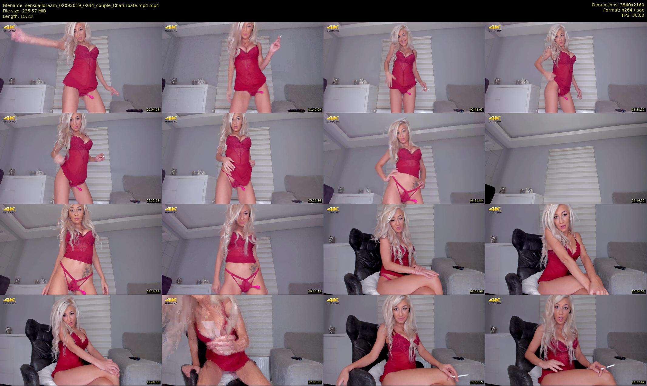 sensualldream — 16 minute Chaturbate female cam show recording, 4K, Sep 2, 2019