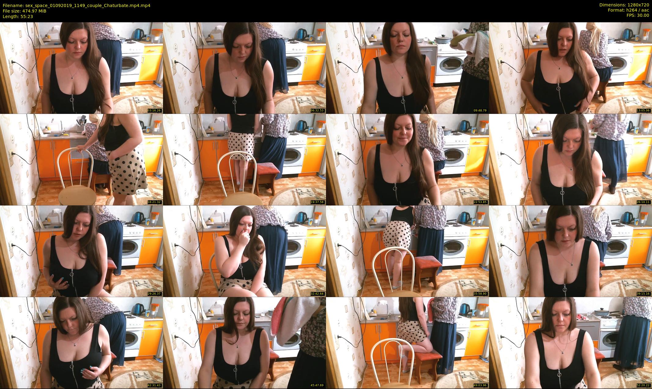 sex_space — 56 minute Chaturbate couple cam show recording, 720p, Sep 1, 2019