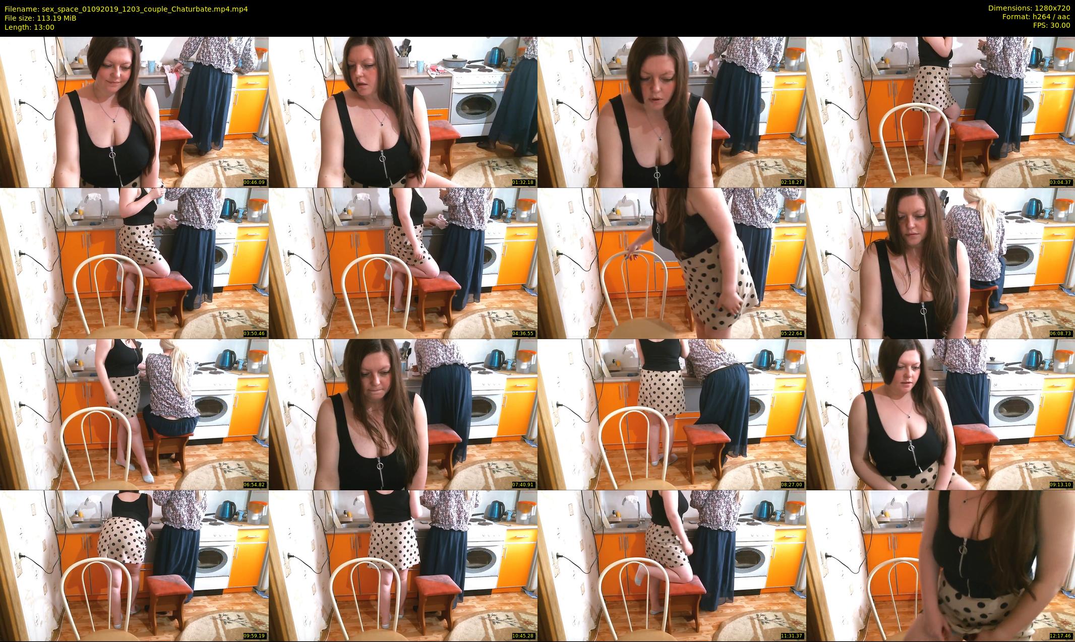 sex_space — 13 minute Chaturbate couple cam show recording, 720p, Sep 1, 2019