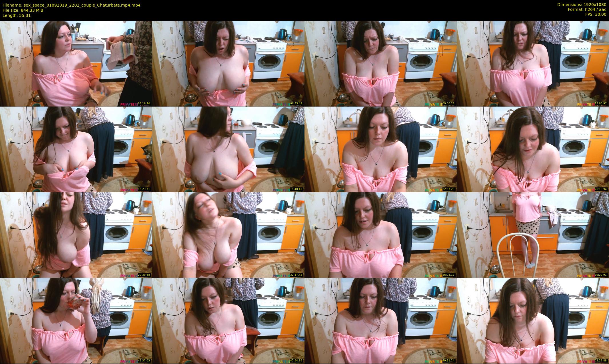 sex_space — 56 minute Chaturbate couple cam show recording, 1080p, Sep 1, 2019