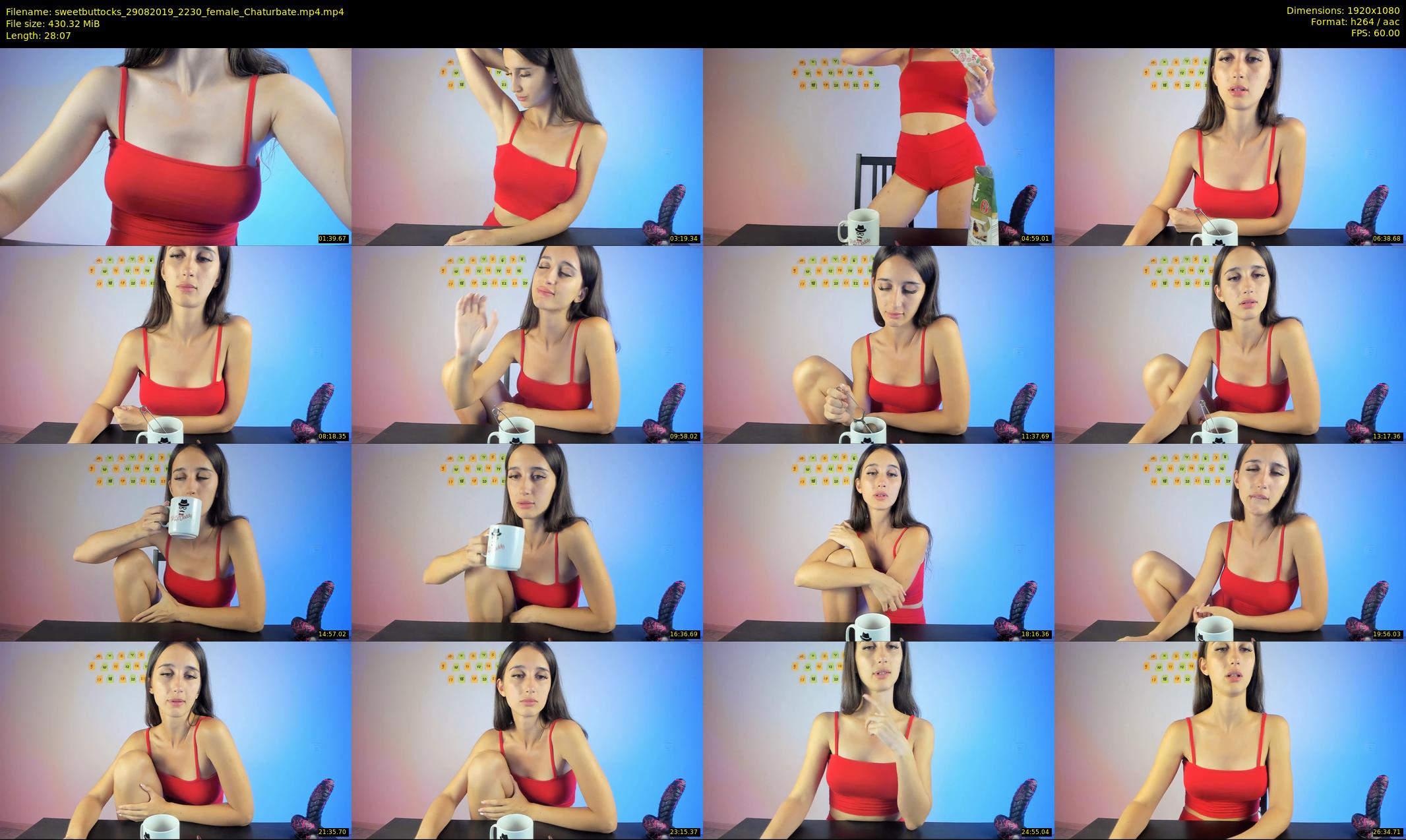 sweetbuttocks — 29 minute Chaturbate female cam show recording, 1080p, Aug 29, 2019