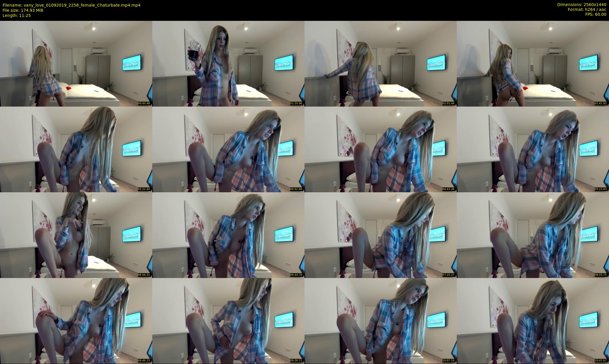 vany_love — 12 minute Chaturbate female cam show recording, 1080p, Sep 1, 2019