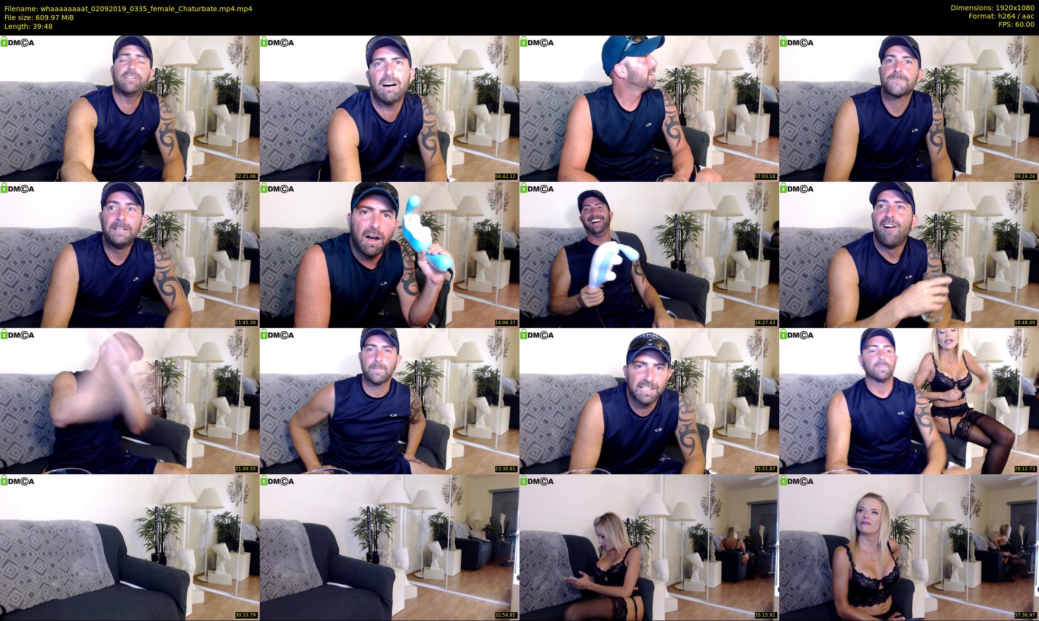 whaaaaaaaat — 40 minute Chaturbate couple cam show recording, 1080p, Sep 2, 2019