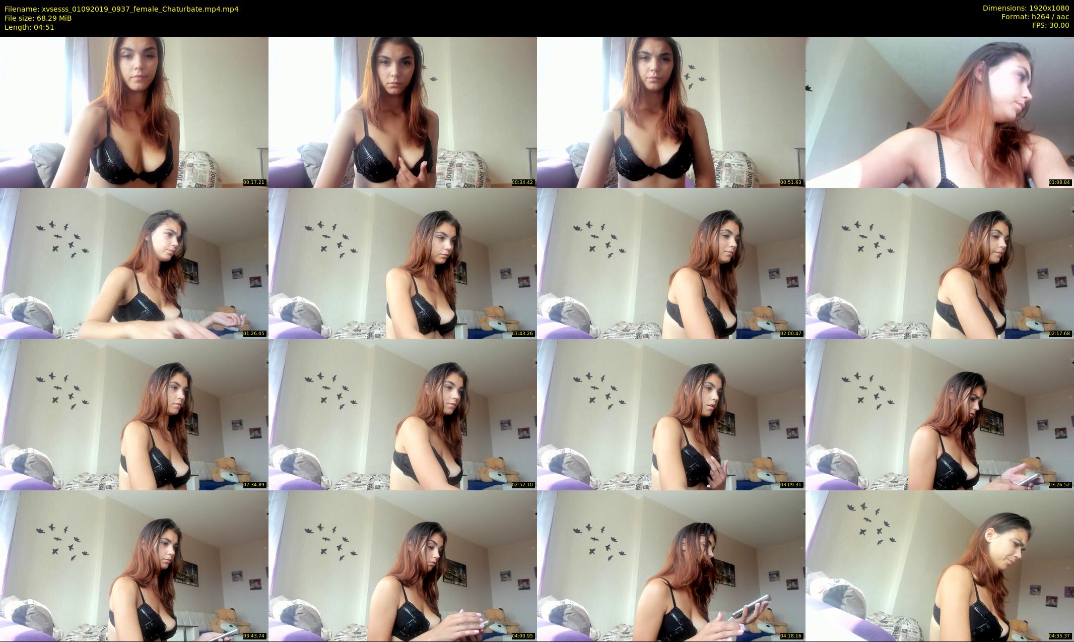 xvsesss — 5 minute Chaturbate female cam show recording, 1080p, Sep 1, 2019