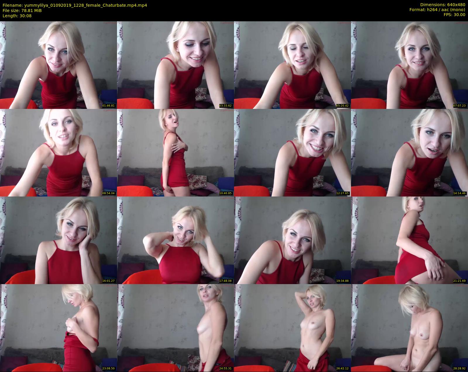 yummylilya — 31 minute Chaturbate female cam show recording, 480p, Sep 1, 2019